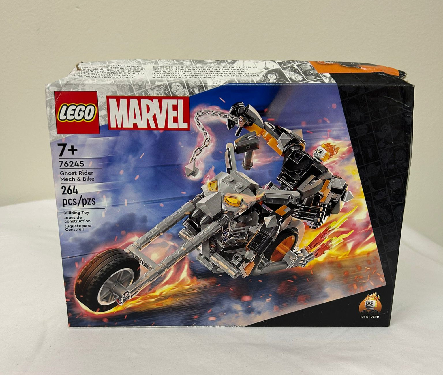 LEGO Super Heroes Marvel Ghost Rider Mecha Suit & Bike (76245) (Brand New)