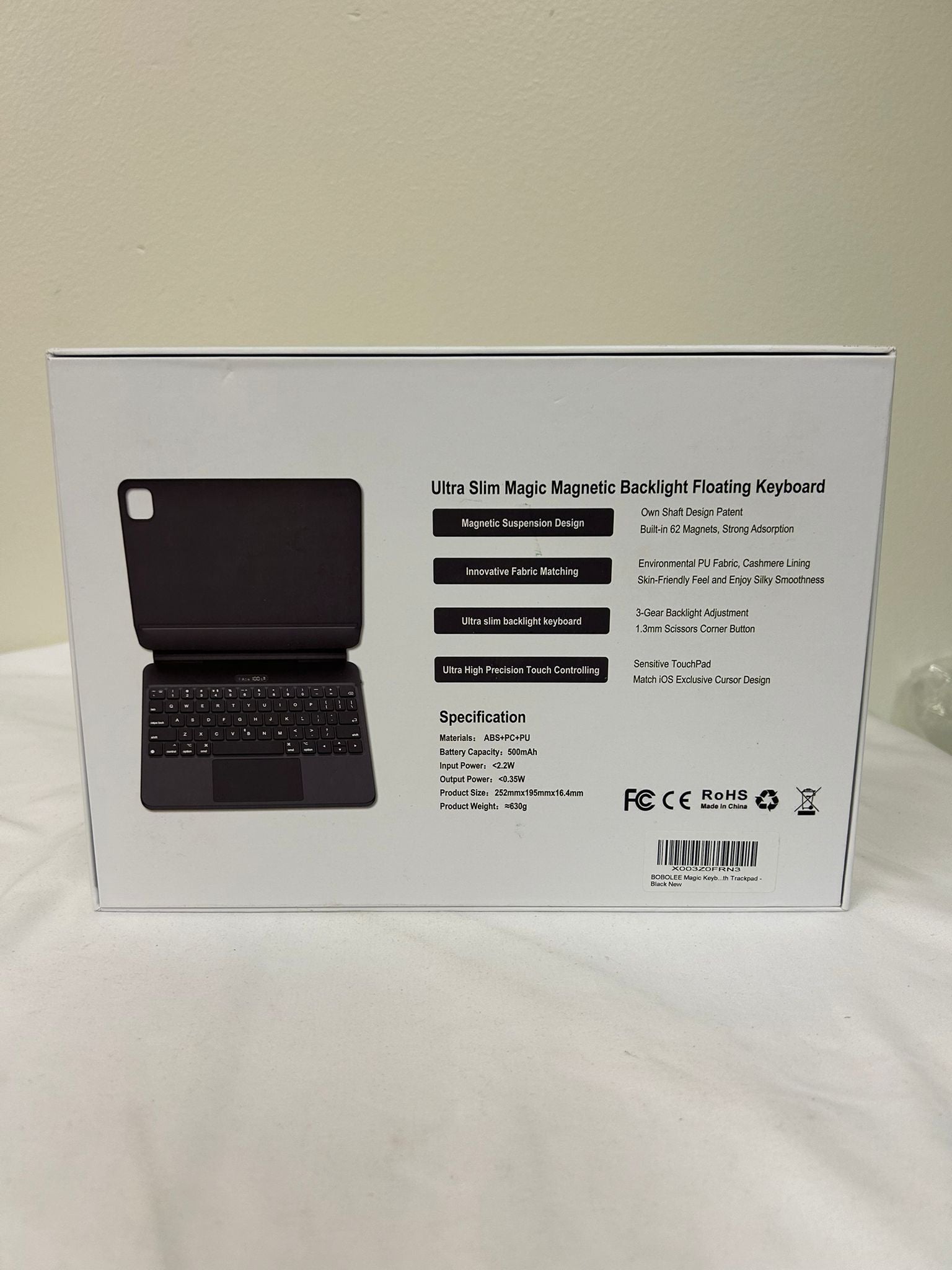 BOBOLEE Magic Keyboard Case for iPad