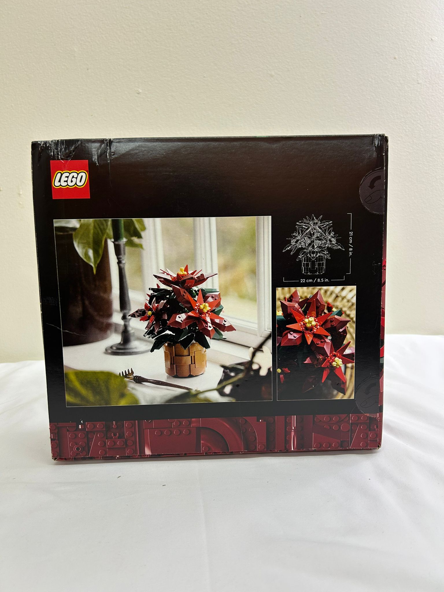 LEGO Icons Poinsettia Plant and Flower Building Set (10370)