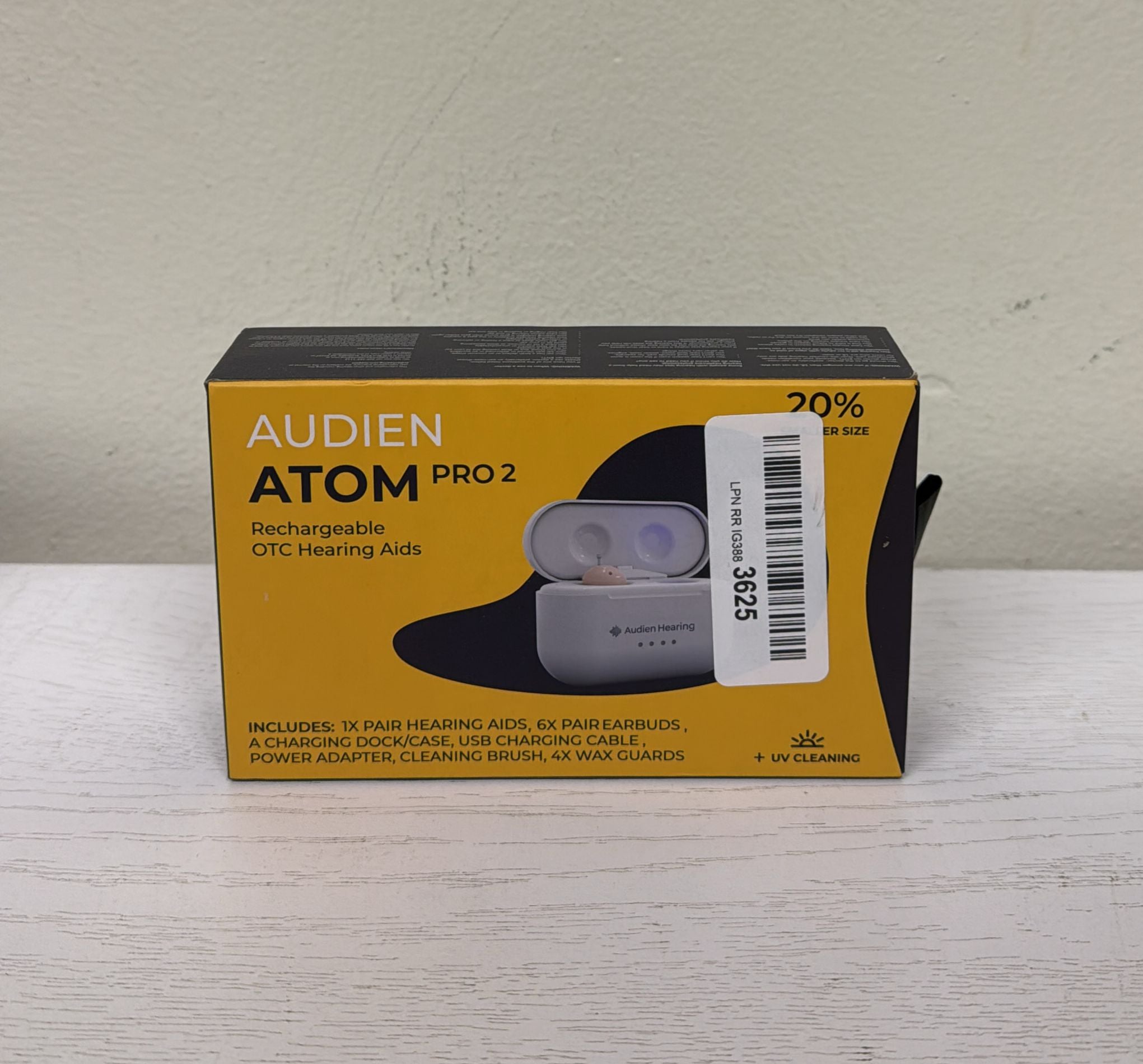 Audien ATOM PRO 2 Wireless Rechargeable OTC Hearing Aid