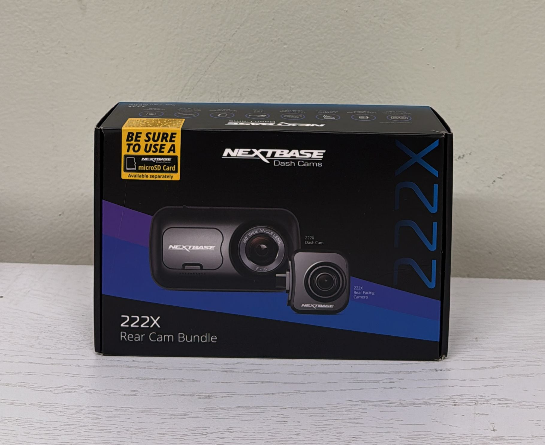 Nextbase 222X Rear Camera Dash Cam Bundle (Open Box)