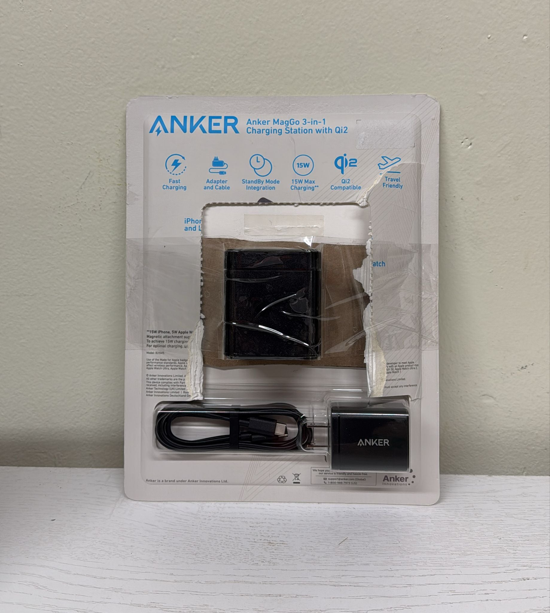 Anker MagSafe Charger Stand - 3-in-1 Wireless Charging Cube