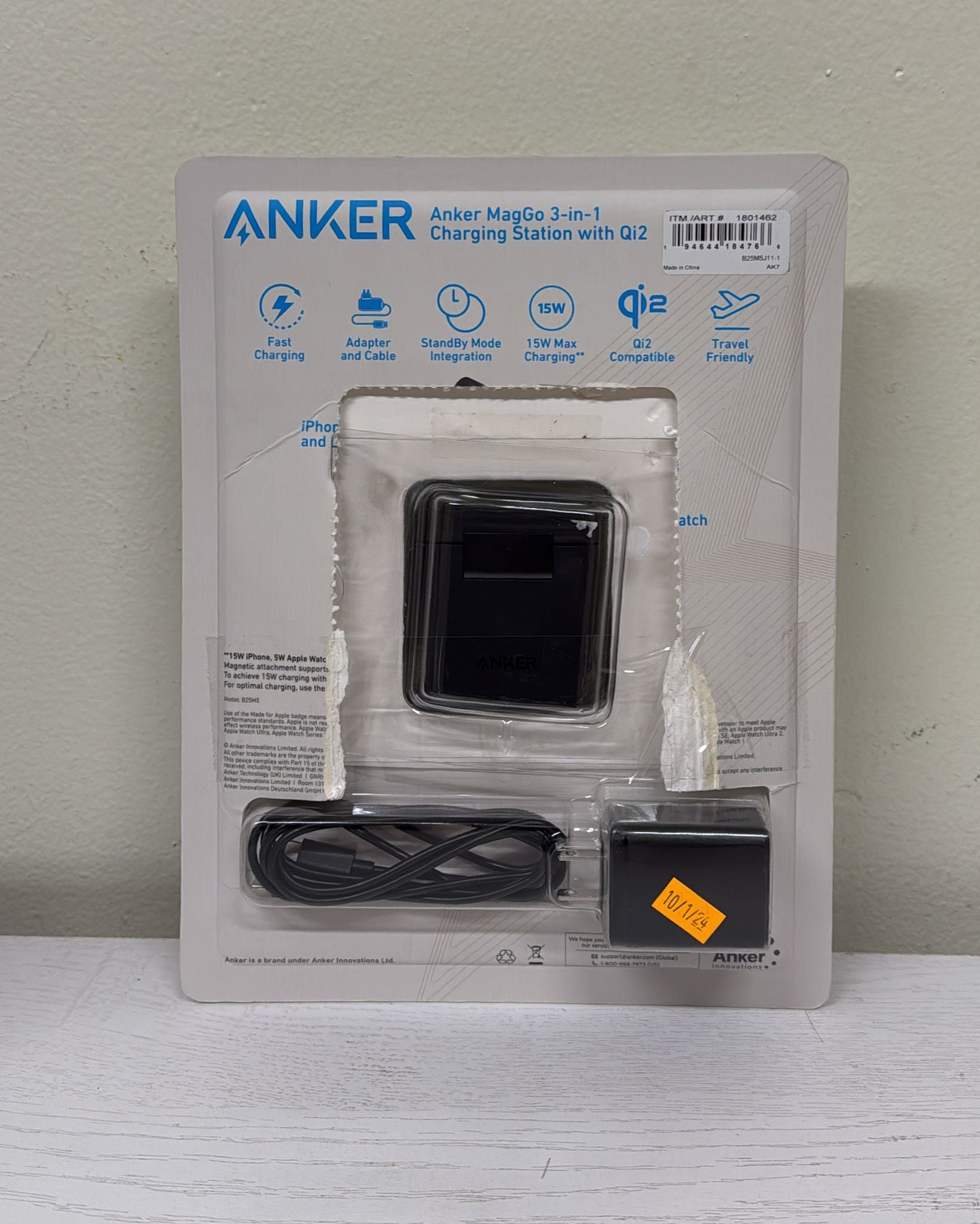 Anker MagSafe Charger Stand - 3-in-1 Wireless Charging Cube