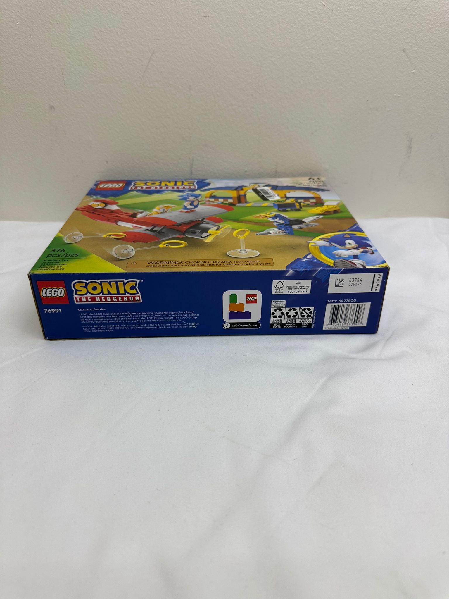 LEGO Sonic the Hedgehog Tails' Workshop and Tornado Plane (76991)