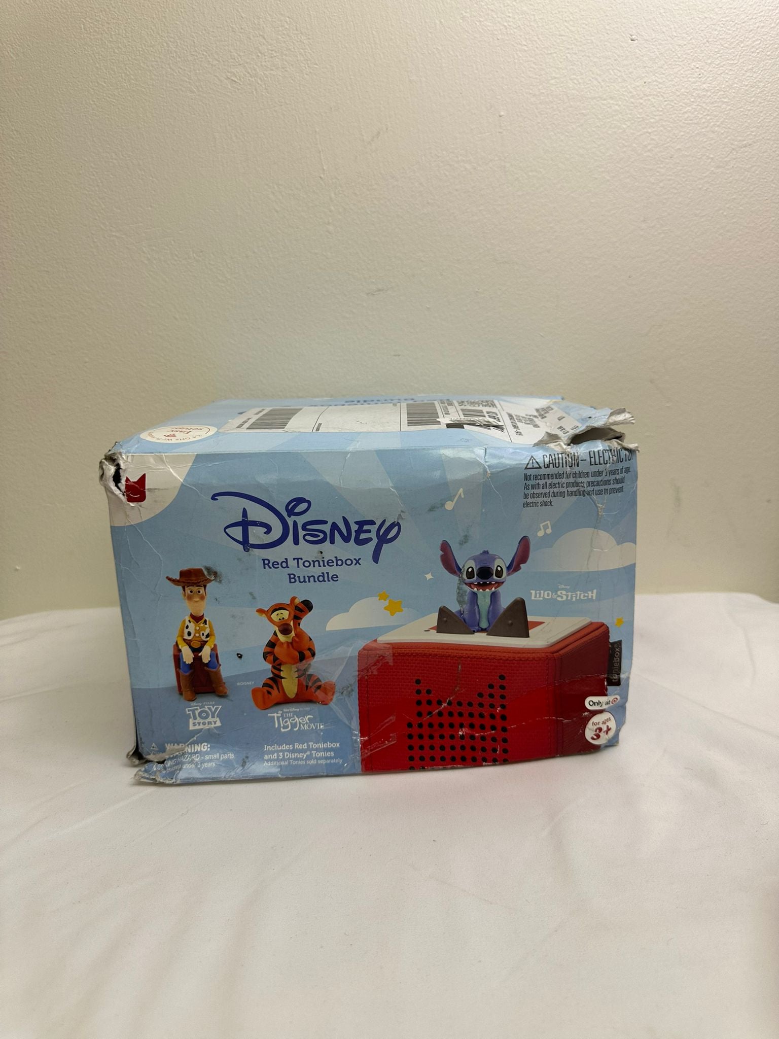 Tonies Disney Tigger, Woody, and Stitch Toniebox Audio Player Bundle