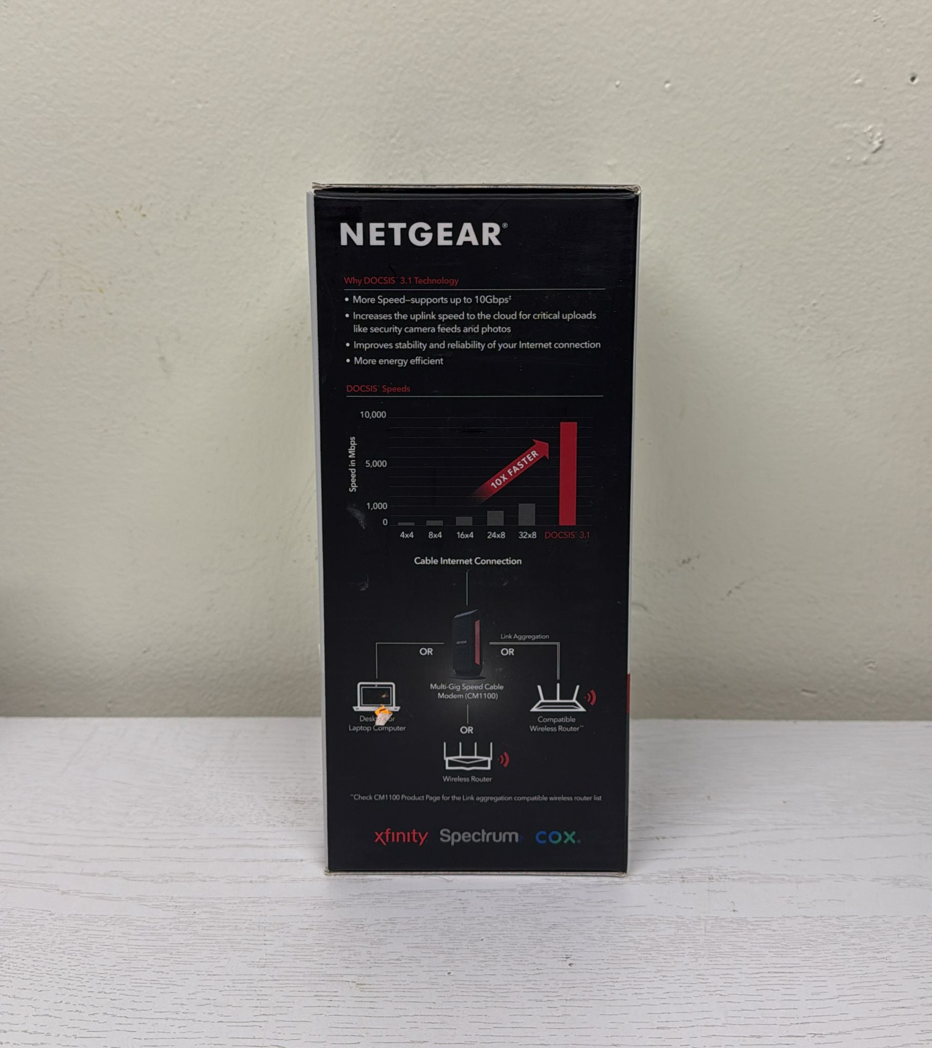 NETGEAR Nighthawk Multi-Gig Cable Modem (CM1100)