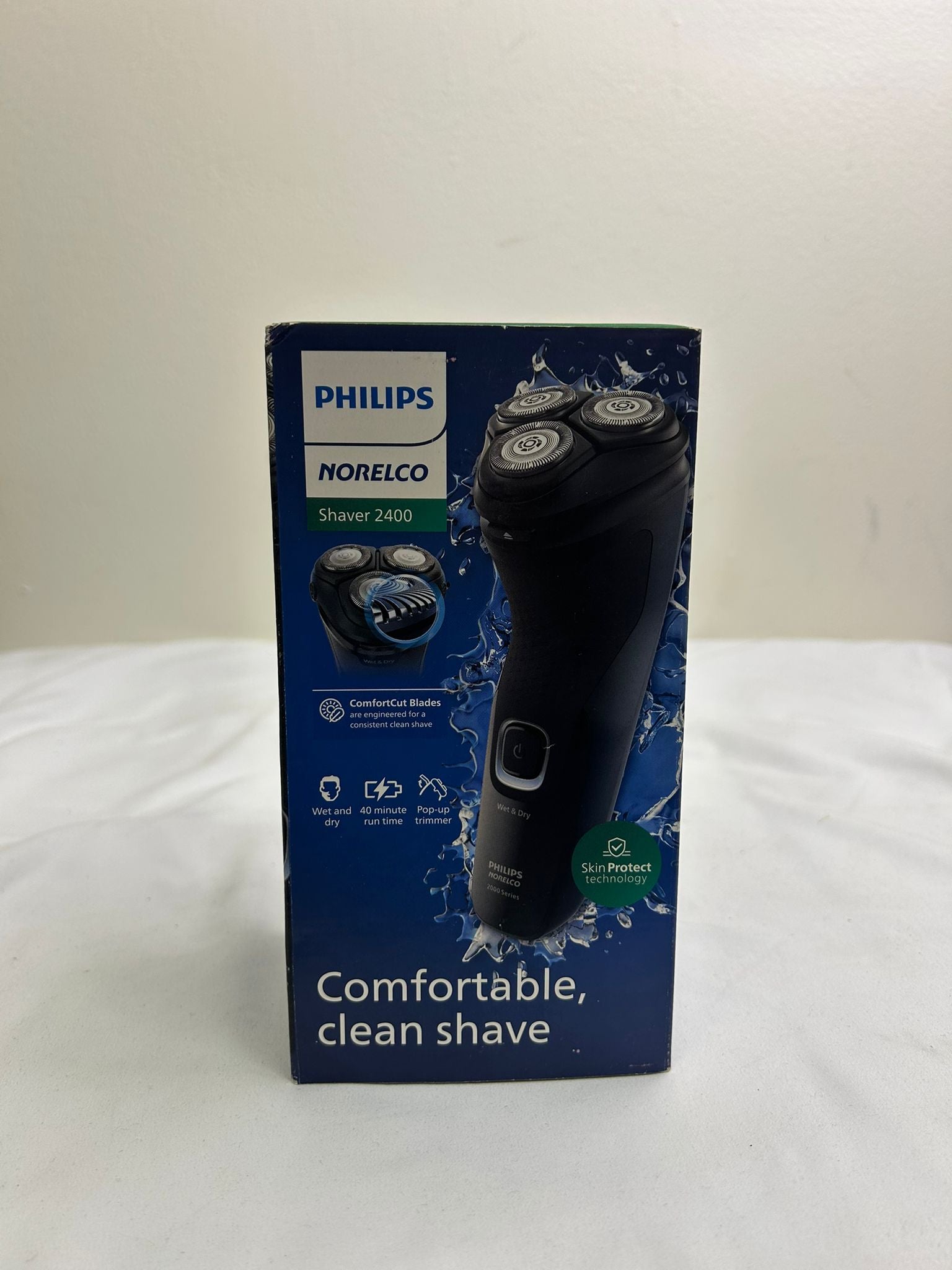 Philips Norelco Shaver 2400 – Rechargeable Cordless Electric Shaver with Pop-Up Trimmer