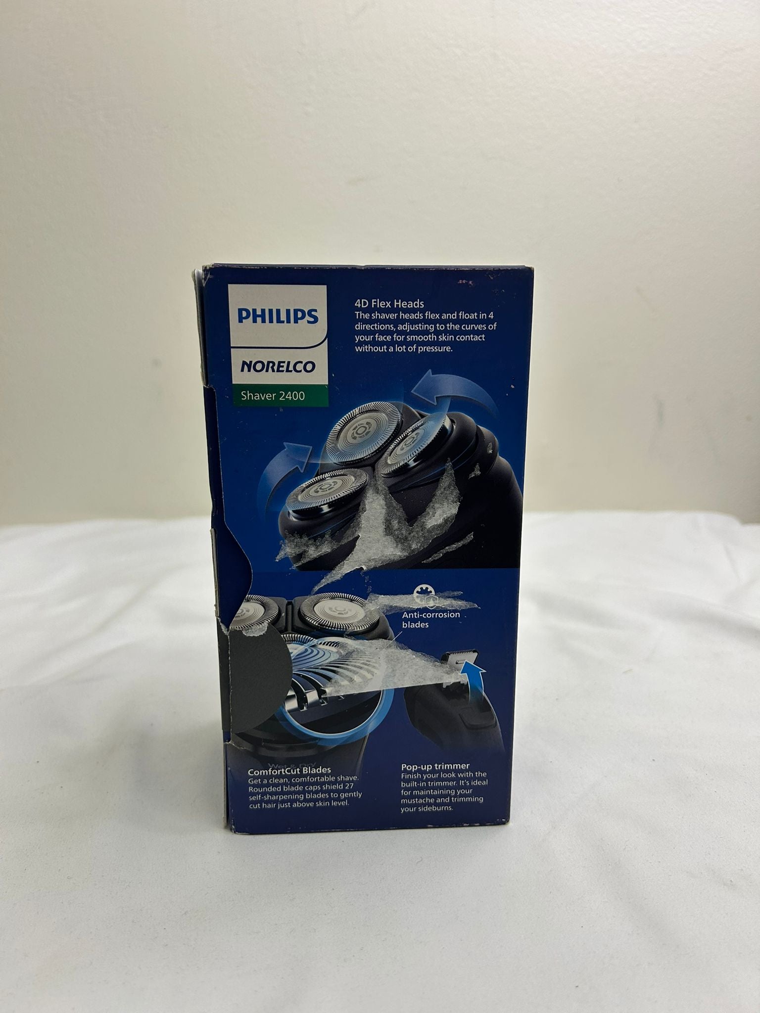 Philips Norelco Shaver 2400 – Rechargeable Cordless Electric Shaver with Pop-Up Trimmer