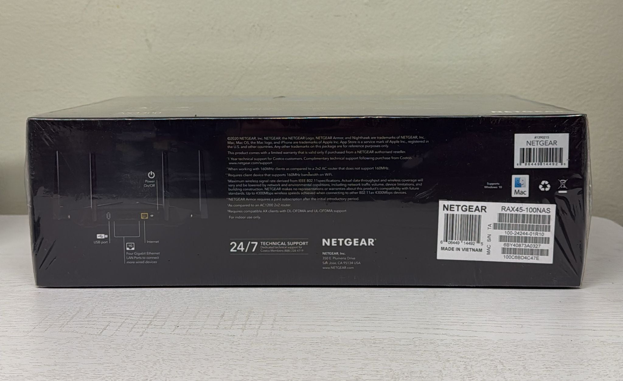 NETGEAR Nighthawk AX6 6-Stream AX4300 WiFi 6 Router