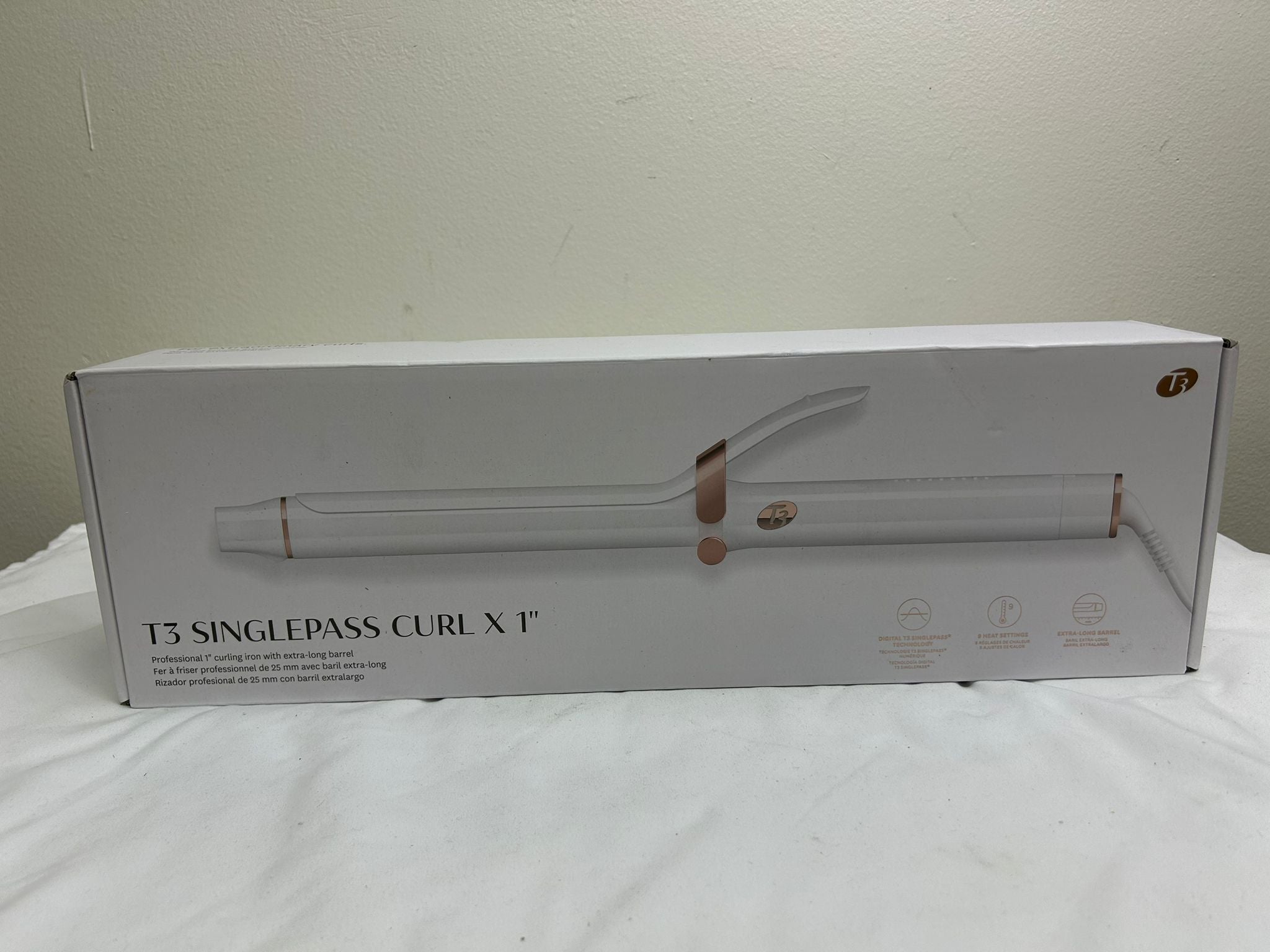 T3 SinglePass Curl X Extra-Long Barrel Curling Iron