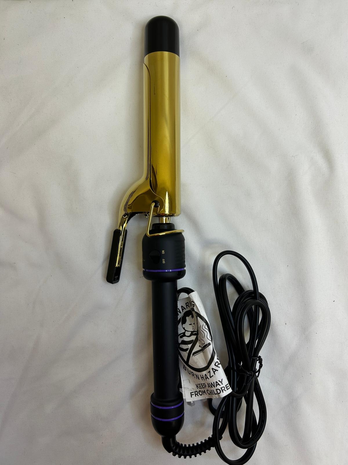 HOT TOOLS New and Improved 24K Gold Professional 1.25" Extended Barrel Curling Iron