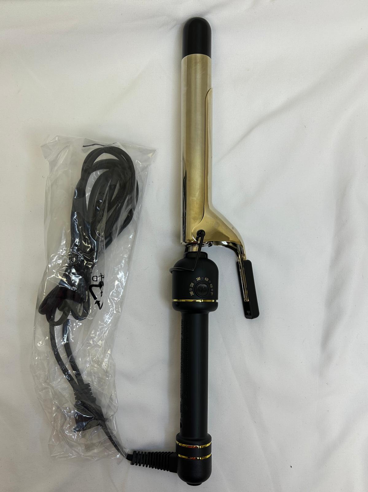 HOT TOOLS New and Improved 24K Gold Professional 1" Extended Barrel Curling Iron