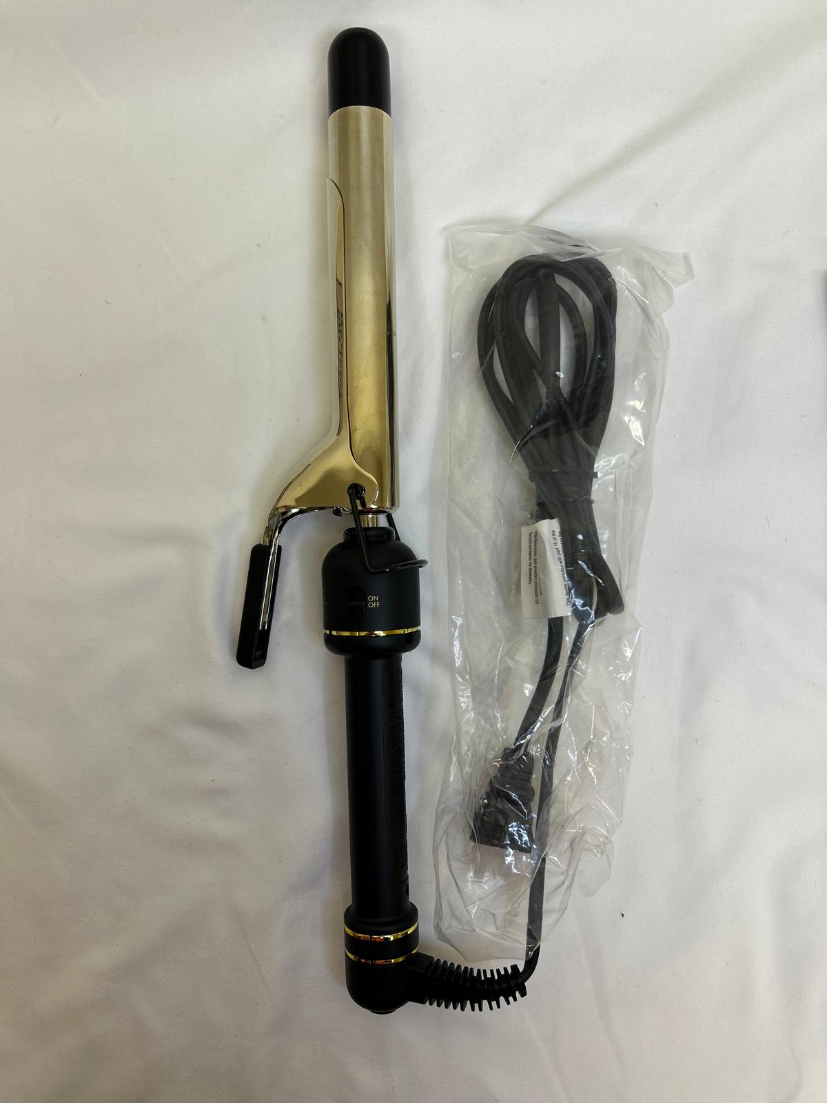 HOT TOOLS New and Improved 24K Gold Professional 1" Extended Barrel Curling Iron