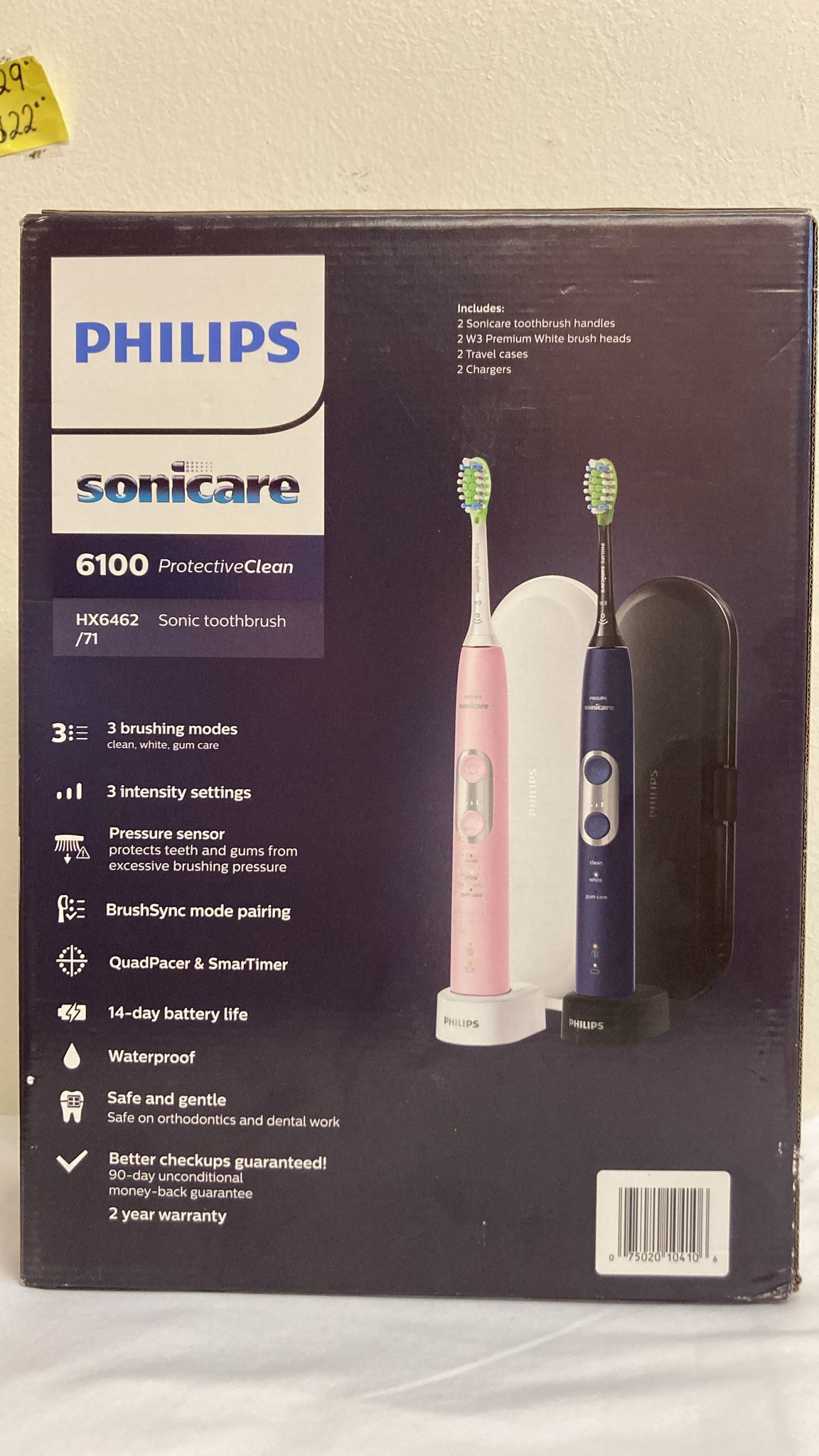 Philips Sonicare 6100 ProtectiveClean Rechargeable Electric Toothbrush