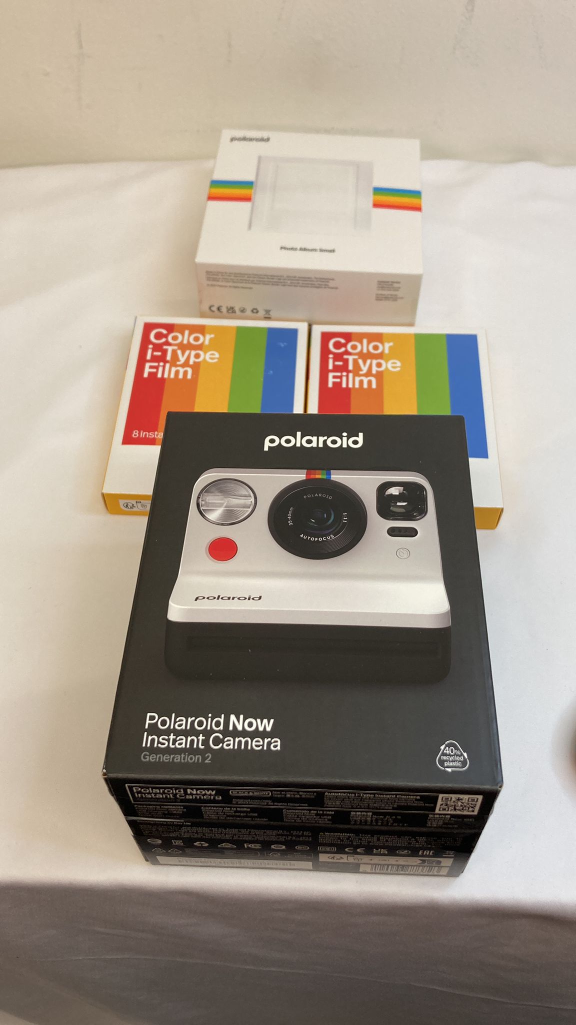 Polaroid Starter Box – Instant Photography Kit with 2 Packs of Film and Photo Album