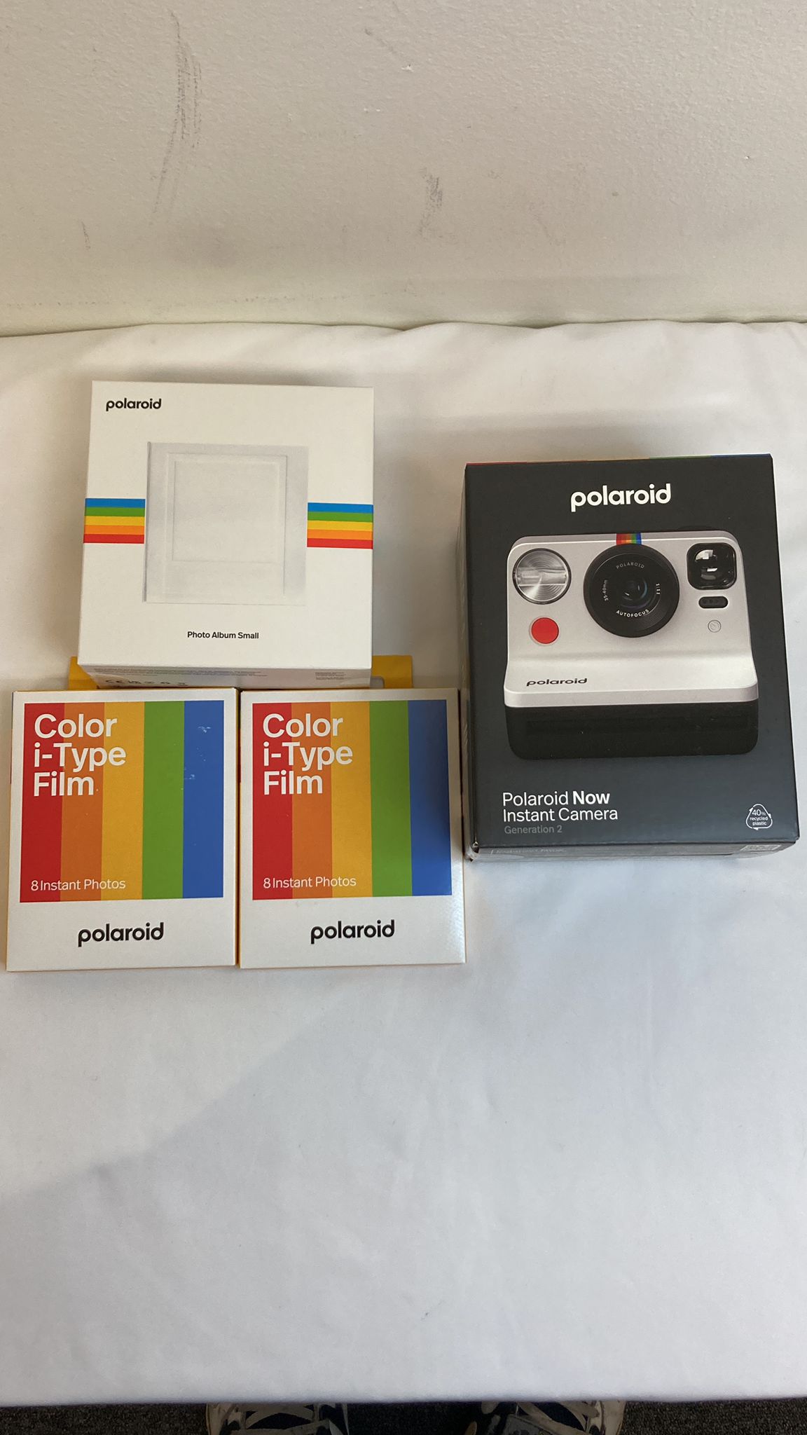 Polaroid Starter Box – Instant Photography Kit with 2 Packs of Film and Photo Album