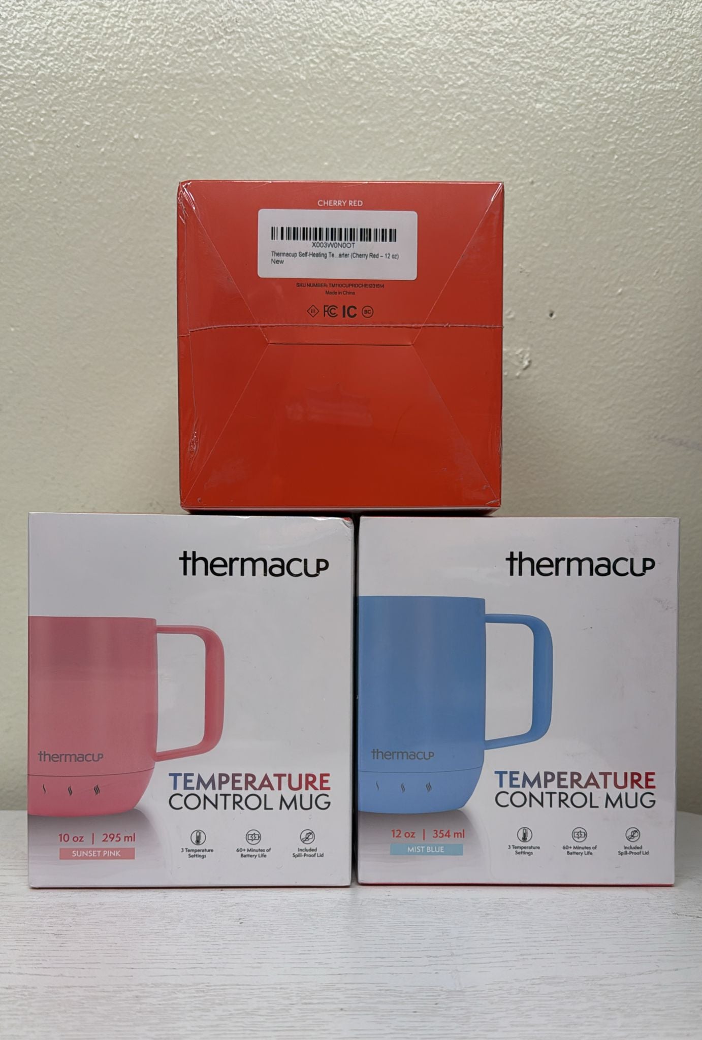 Thermacup Self-Heating Temperature Controlled Coffee Mug with Lid