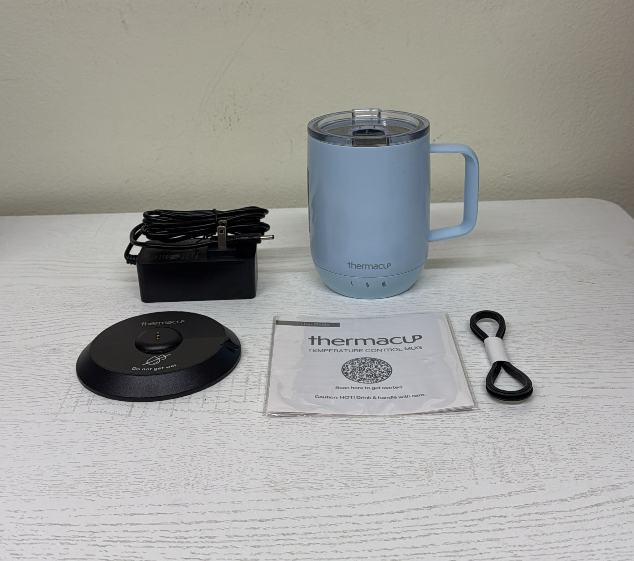 Thermacup Self-Heating Temperature Controlled Coffee Mug with Lid