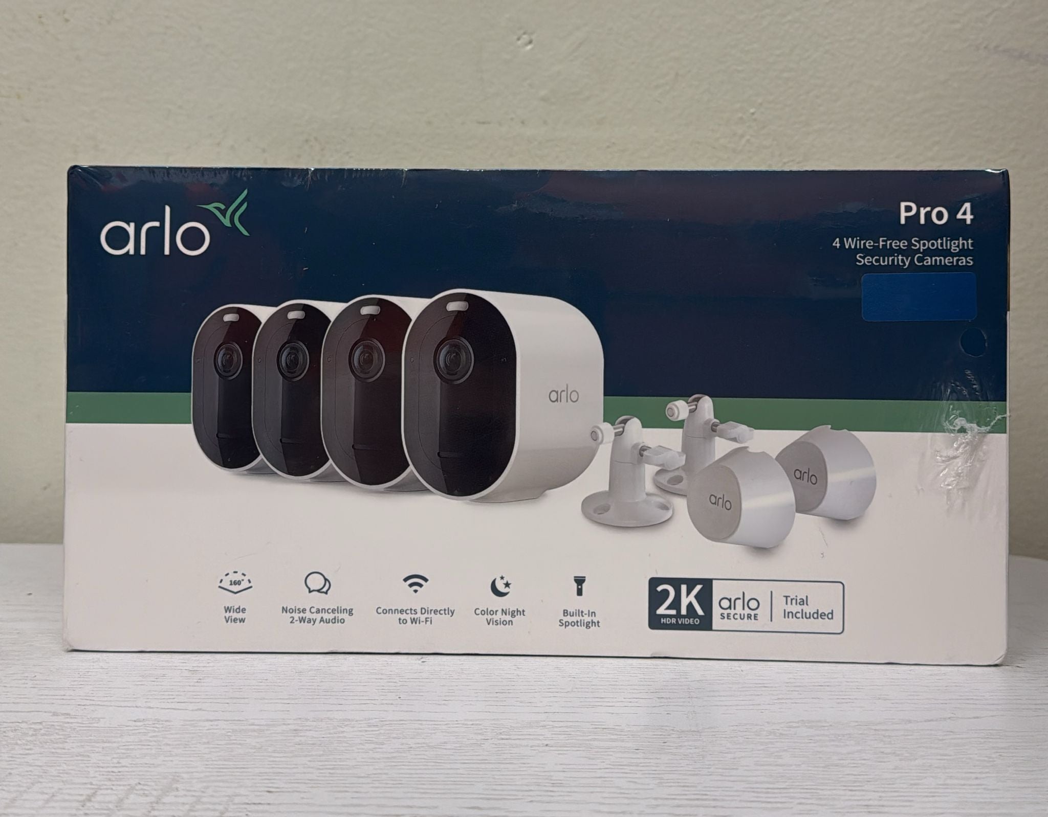 Arlo Pro 4 Spotlight Camera 4-Pack (Brand New)