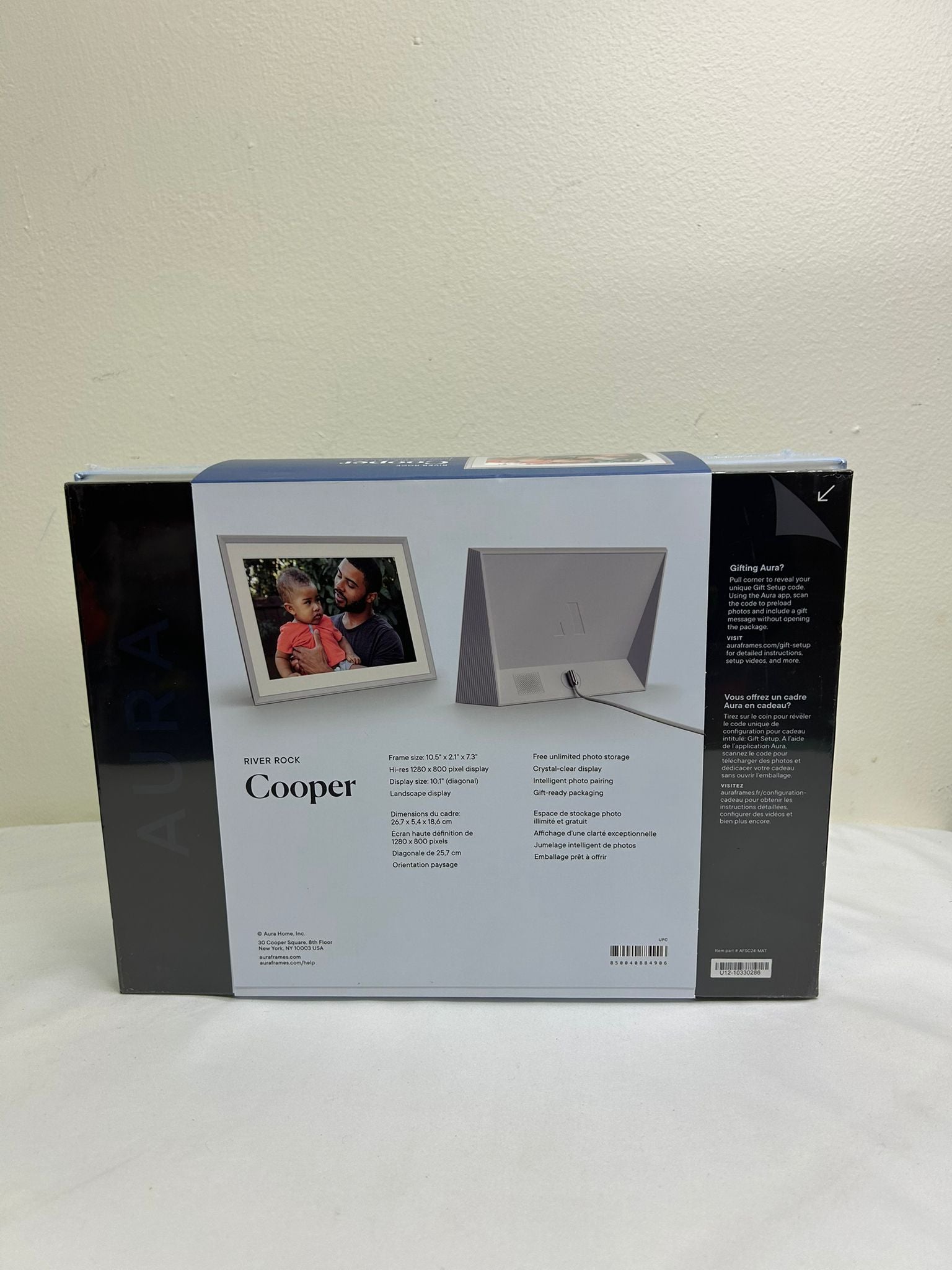 Aura Digital Photo Frame – Cooper River Rock