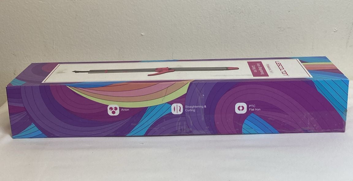 Lescolton 2-in-1 Curling Iron &amp; Hair Straightener (Open Box)