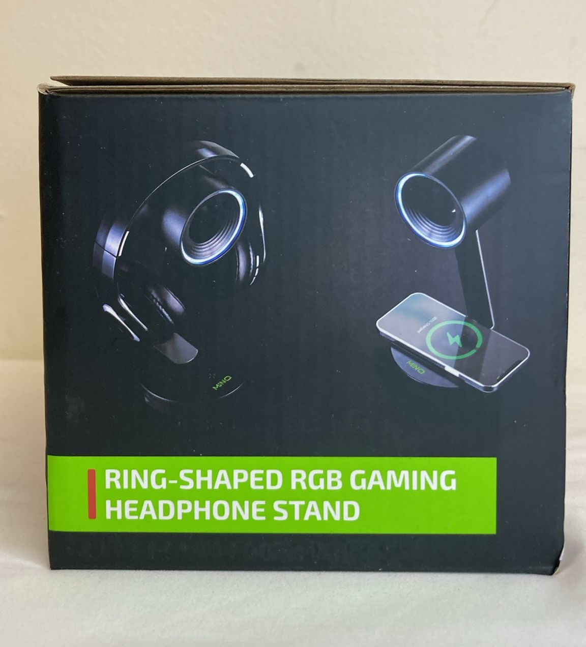 MINQ RGB Ring Shape Headphone Stand (Open Box)