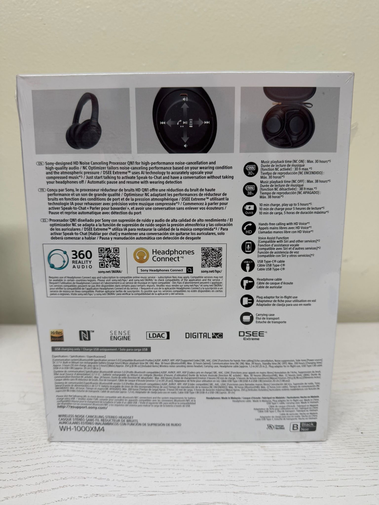 Sony WH-1000XM4 Wireless Premium Noise-Canceling Overhead Headphones (Brand New)