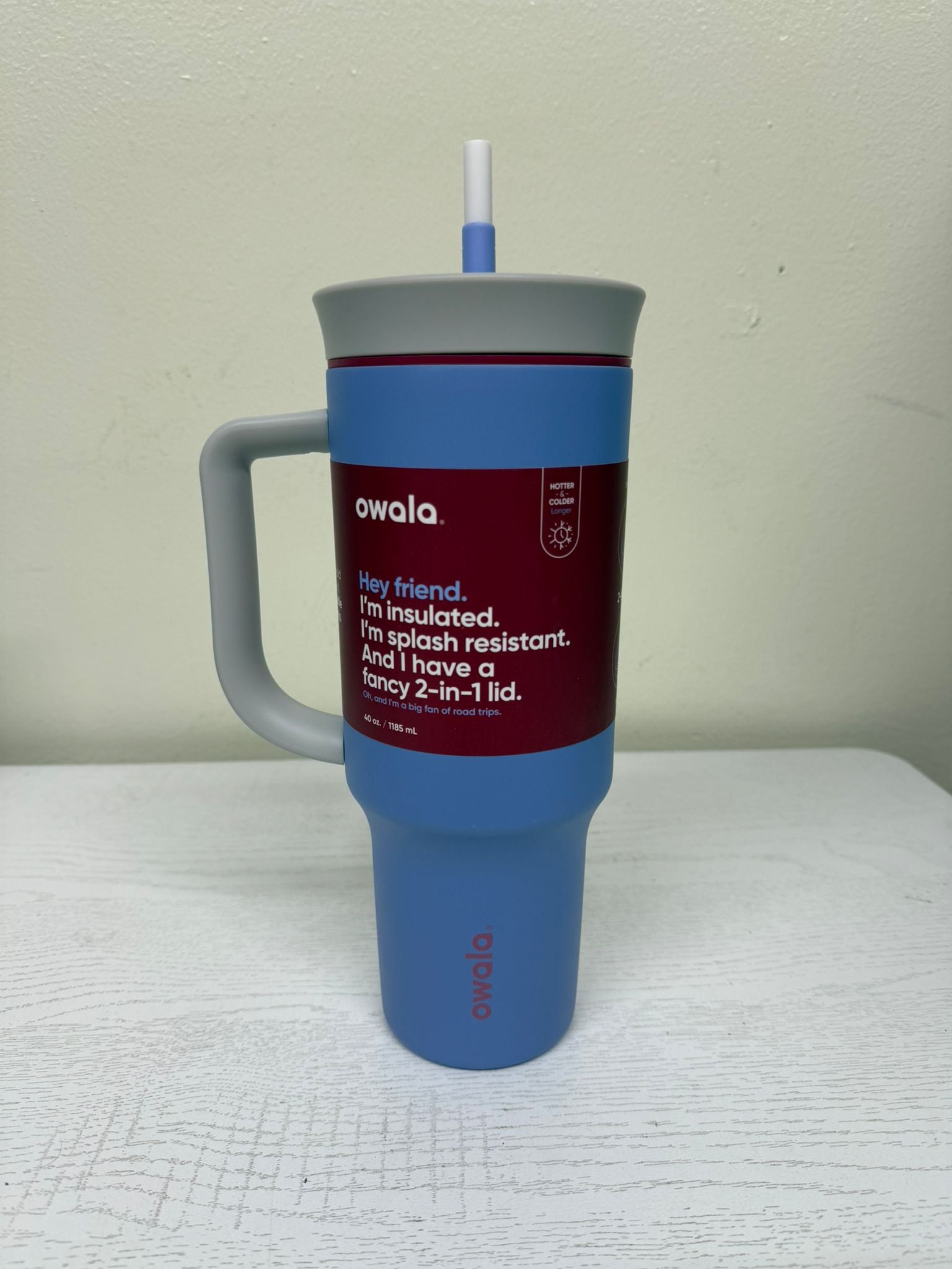 Owala Stainless Steel Insulated Travel Tumbler (Brand New)