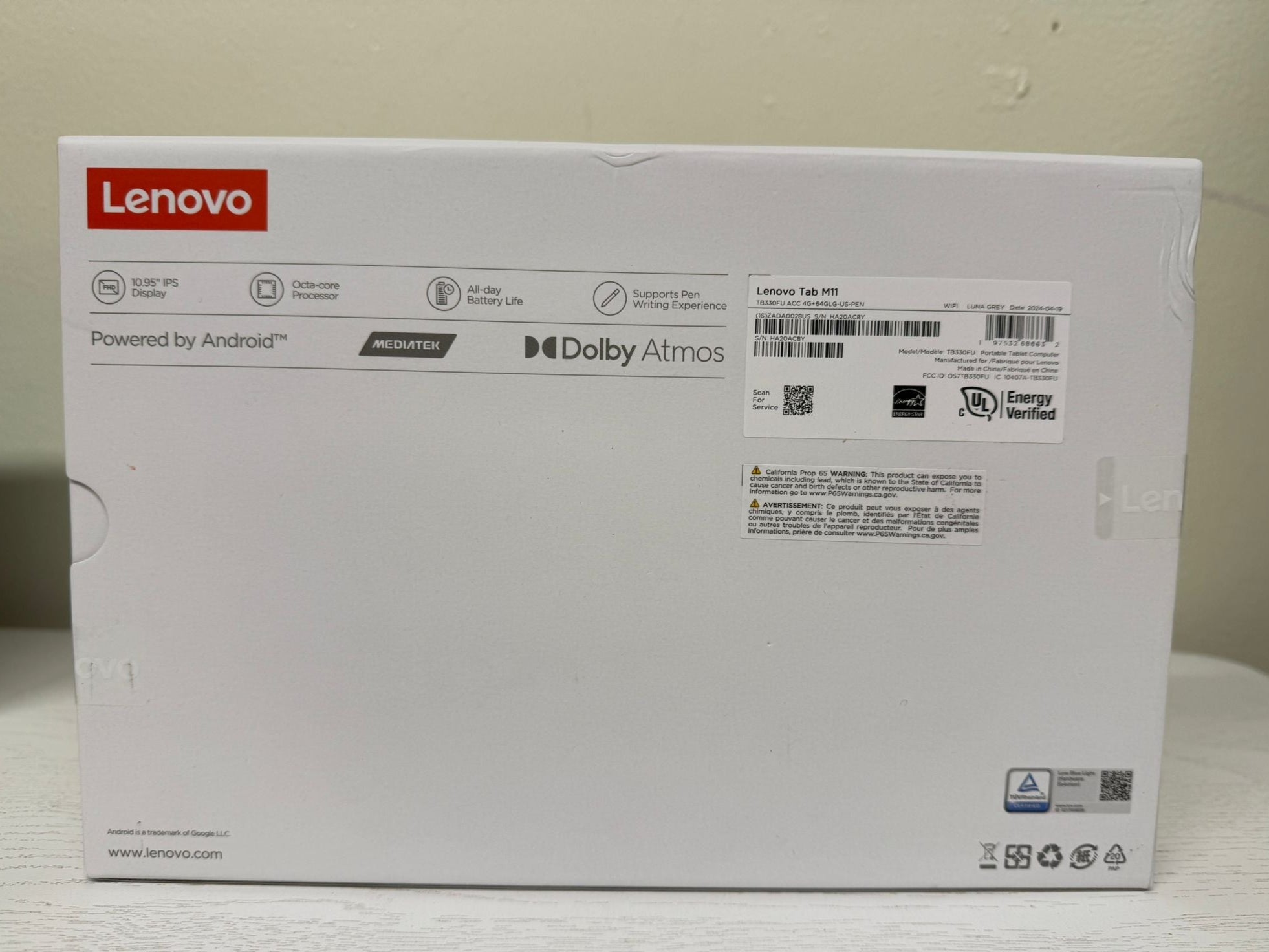 Lenovo Tab M11  (Brand New)