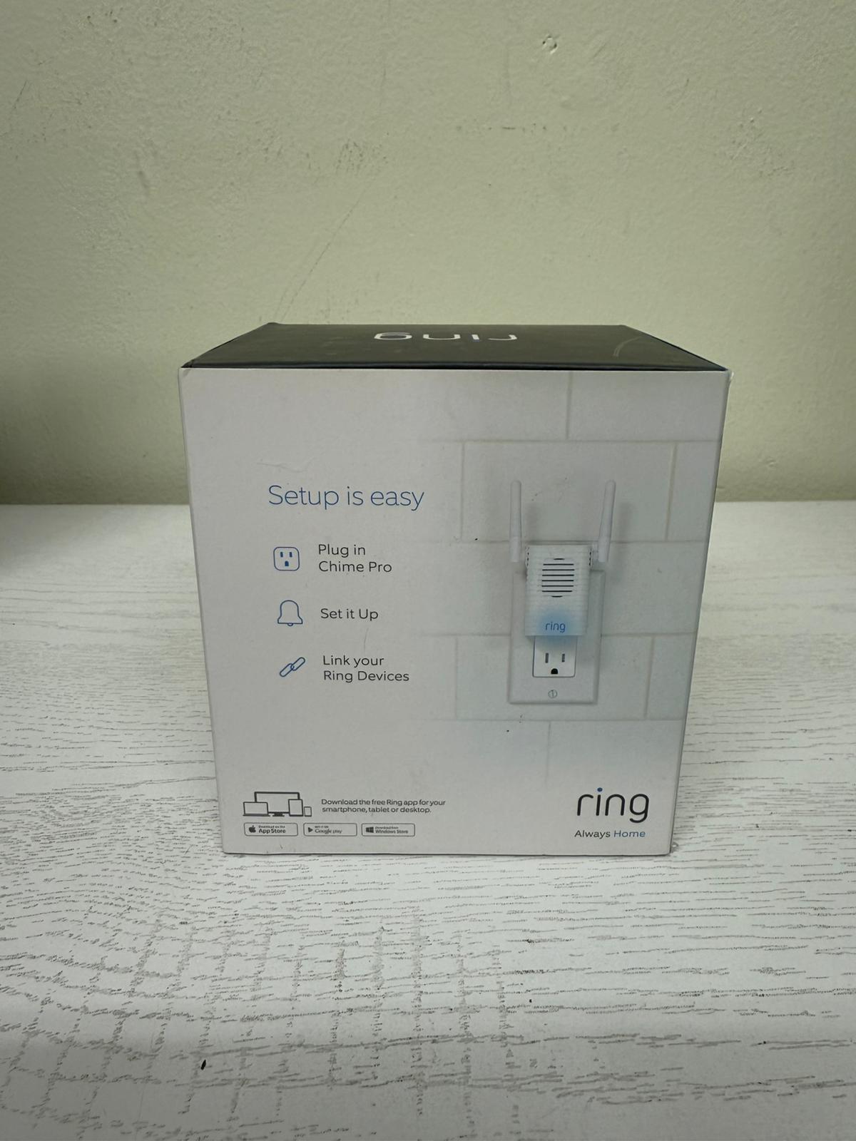 Ring Chime Pro Wi-Fi Extender and Indoor Chime (Brand New)