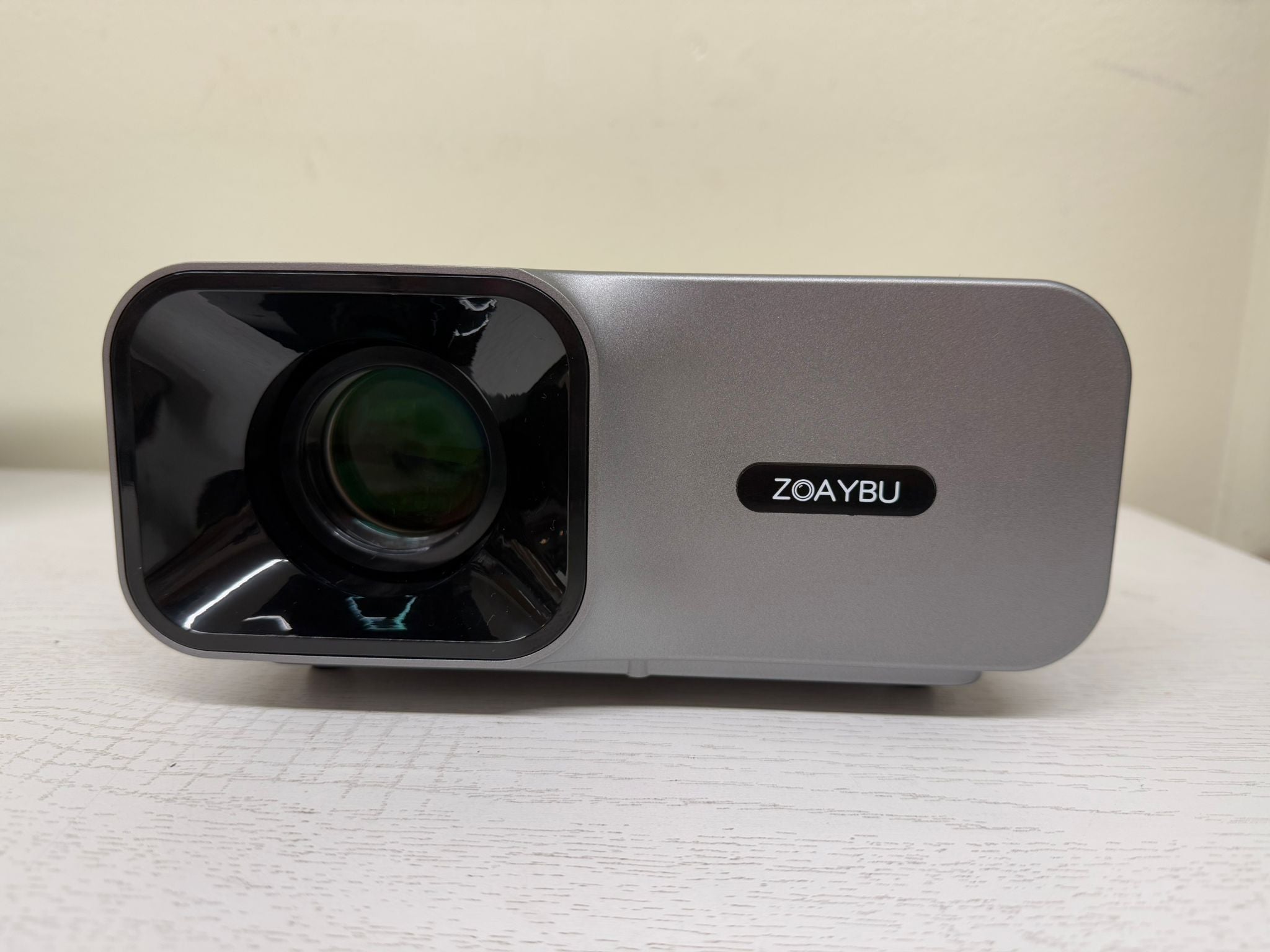 ZOAYBU Upgraded Bluetooth Projector with Screen (Brand New)