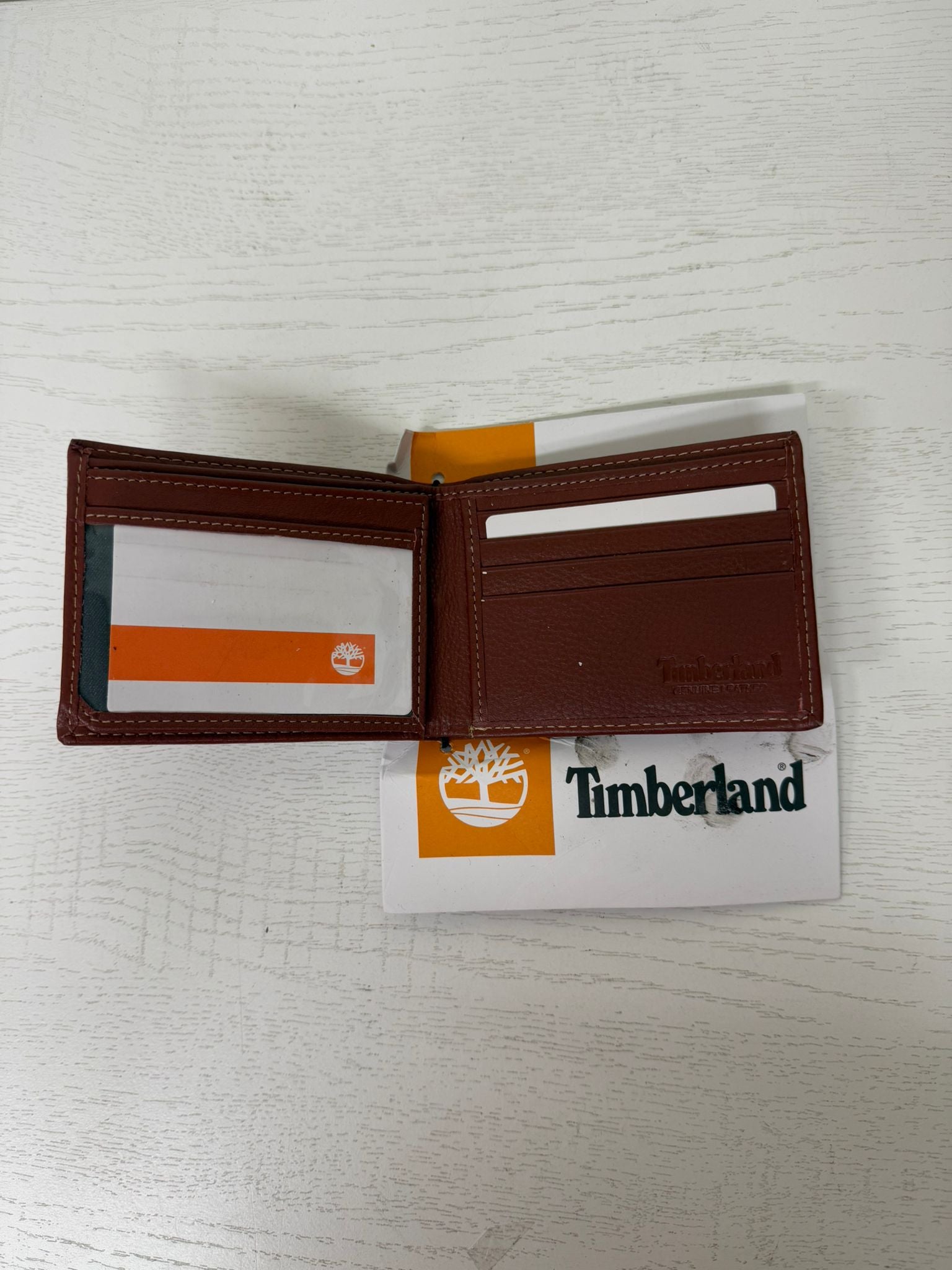 Timberland Men's Wellington Leather RFID Bifold Wallet (Lightly Used)