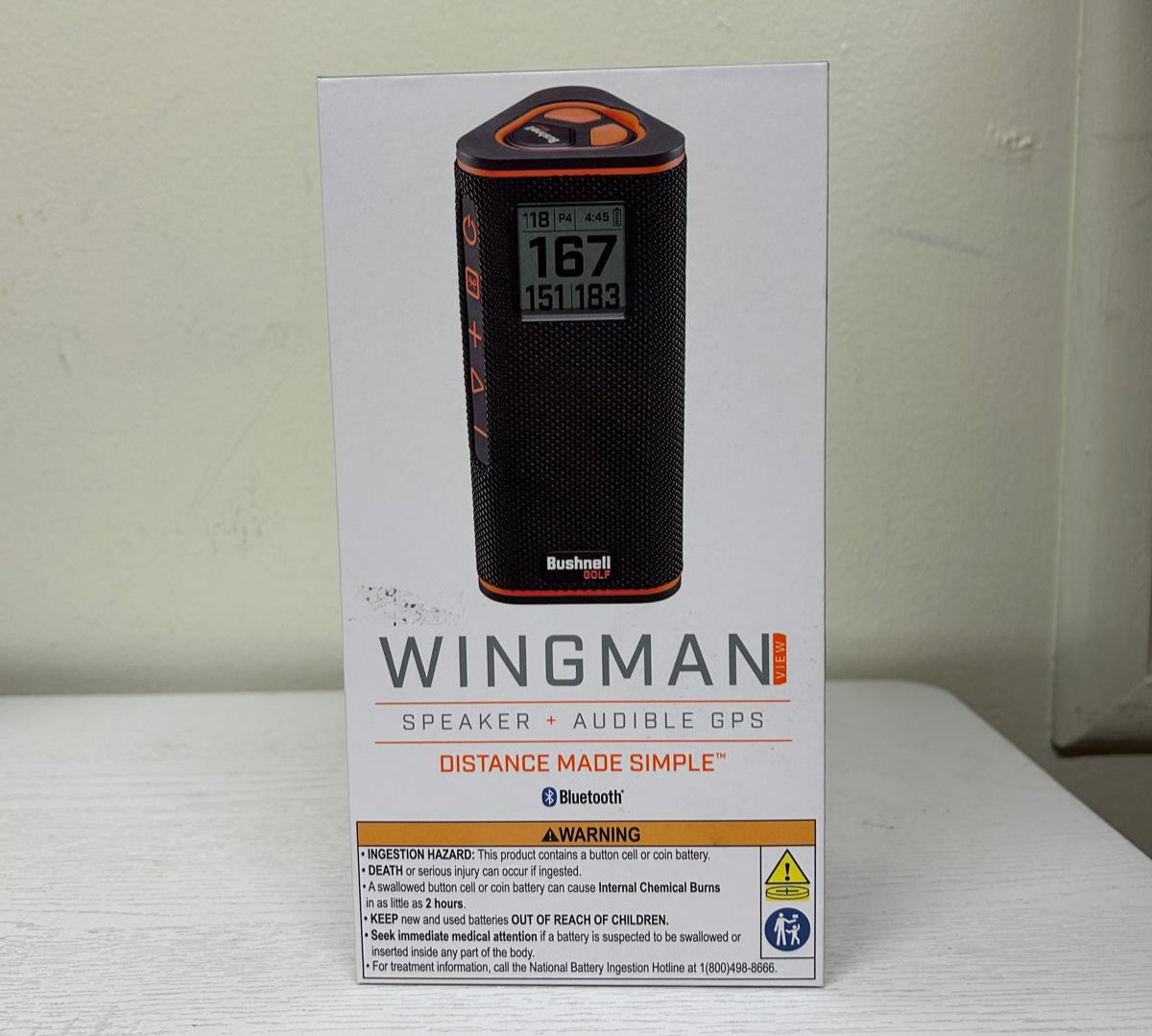 Bushnell Wingman View Golf GPS Speaker (Brand New)