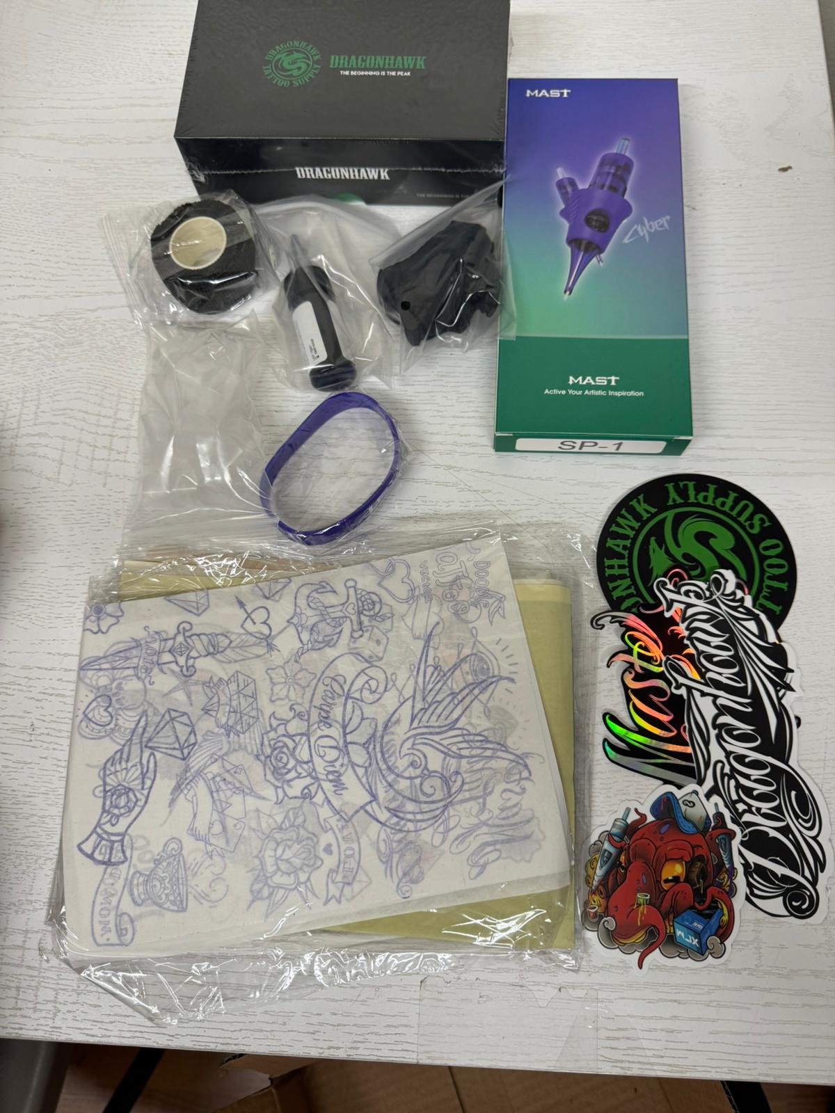 Mast Wireless Tattoo Gun Kit (Brand New)