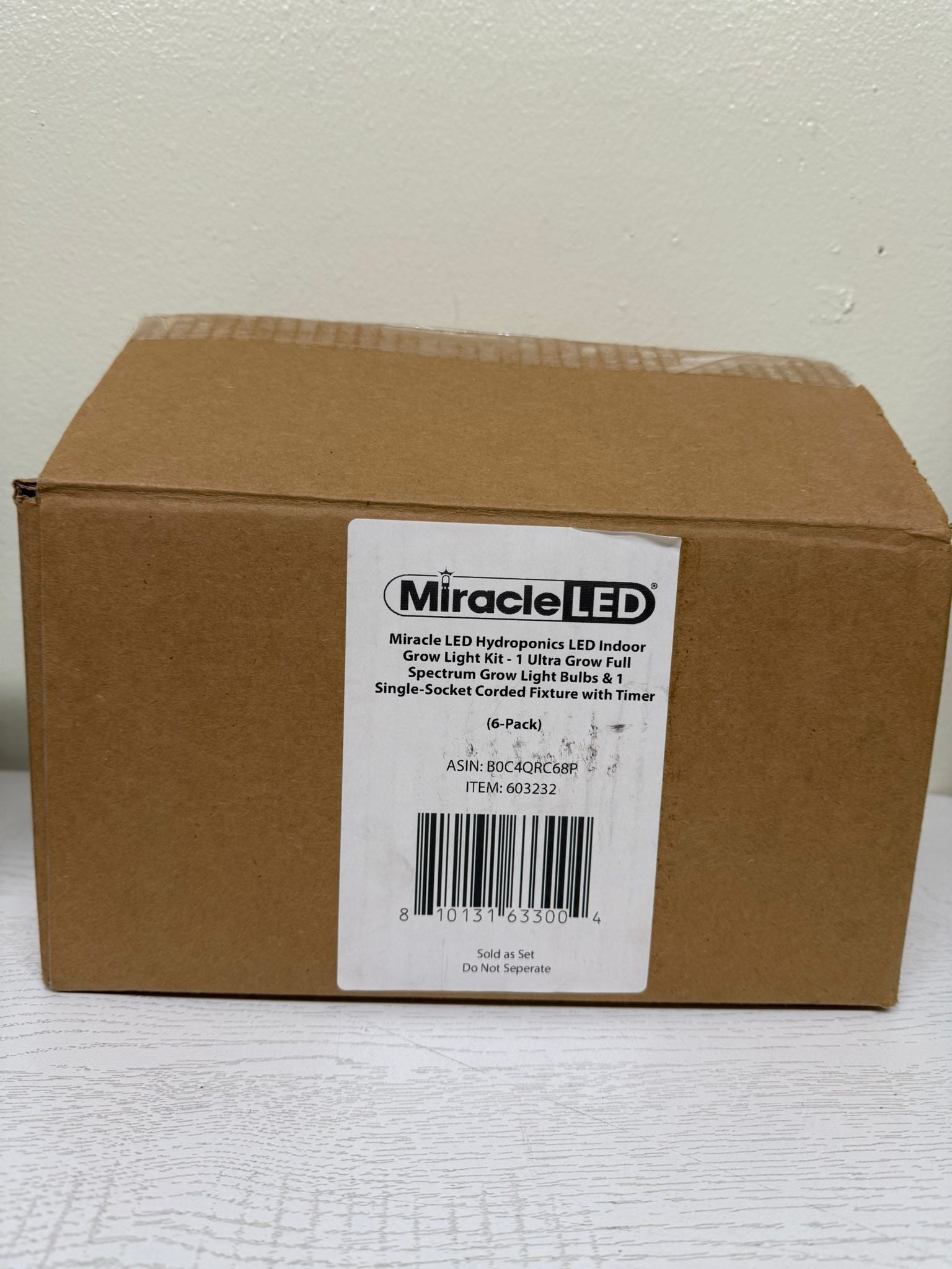 6 Pack Miracle LED Plant Life Cycle LED Grow Light Kit (Brand New)