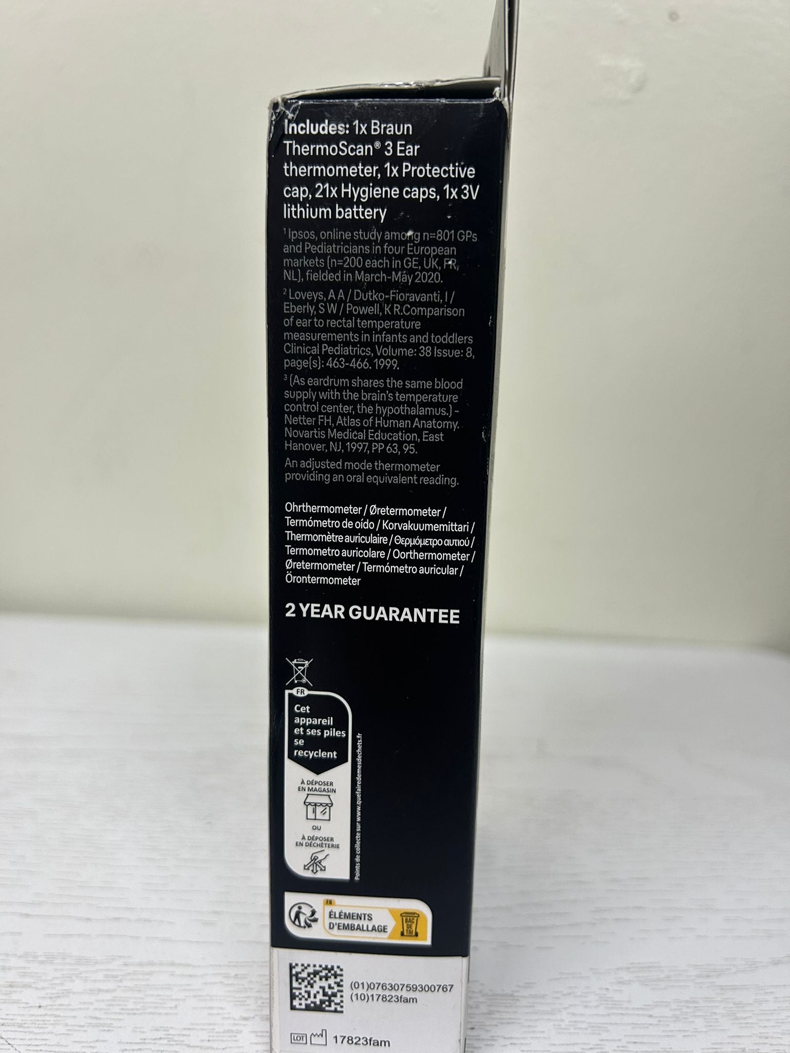 Braun ThermoScan 3 Ear Thermometer (Brand New)