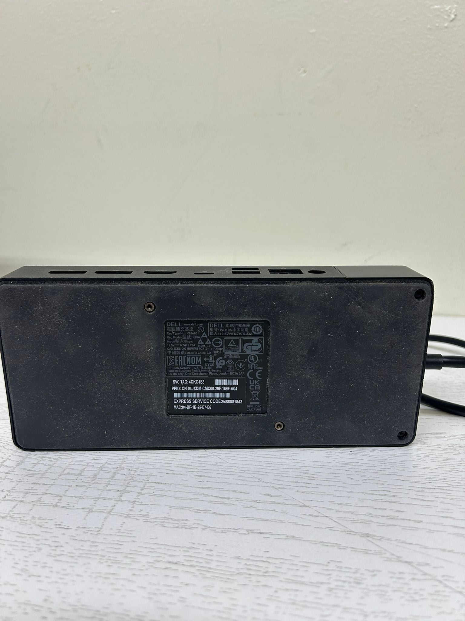 Dell WD19 130W Docking Station (Lightly Used)