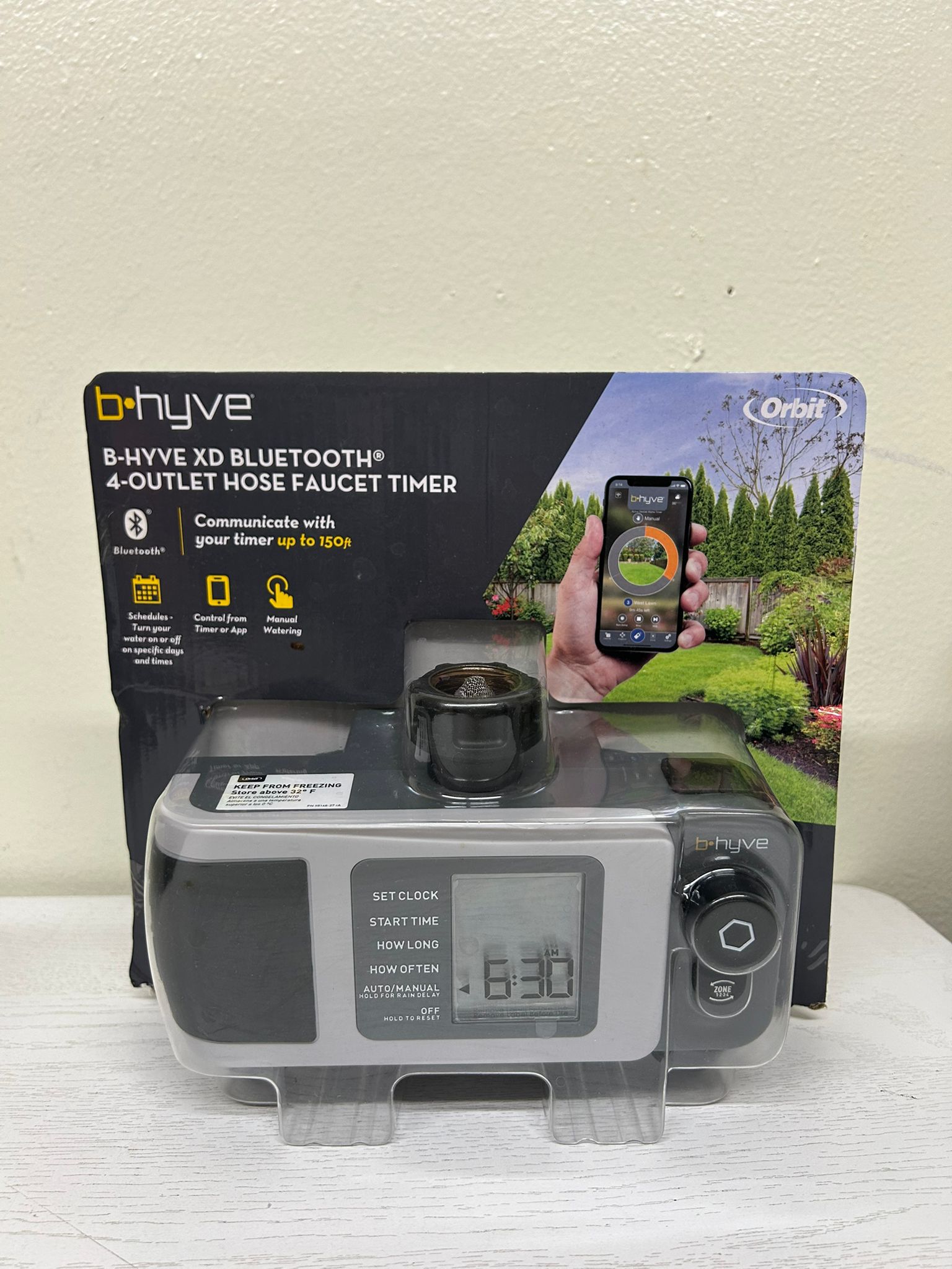 Orbit B-hyve XD Smart 4-Outlet Hose Faucet Sprinkler Timer (Lighty Used)