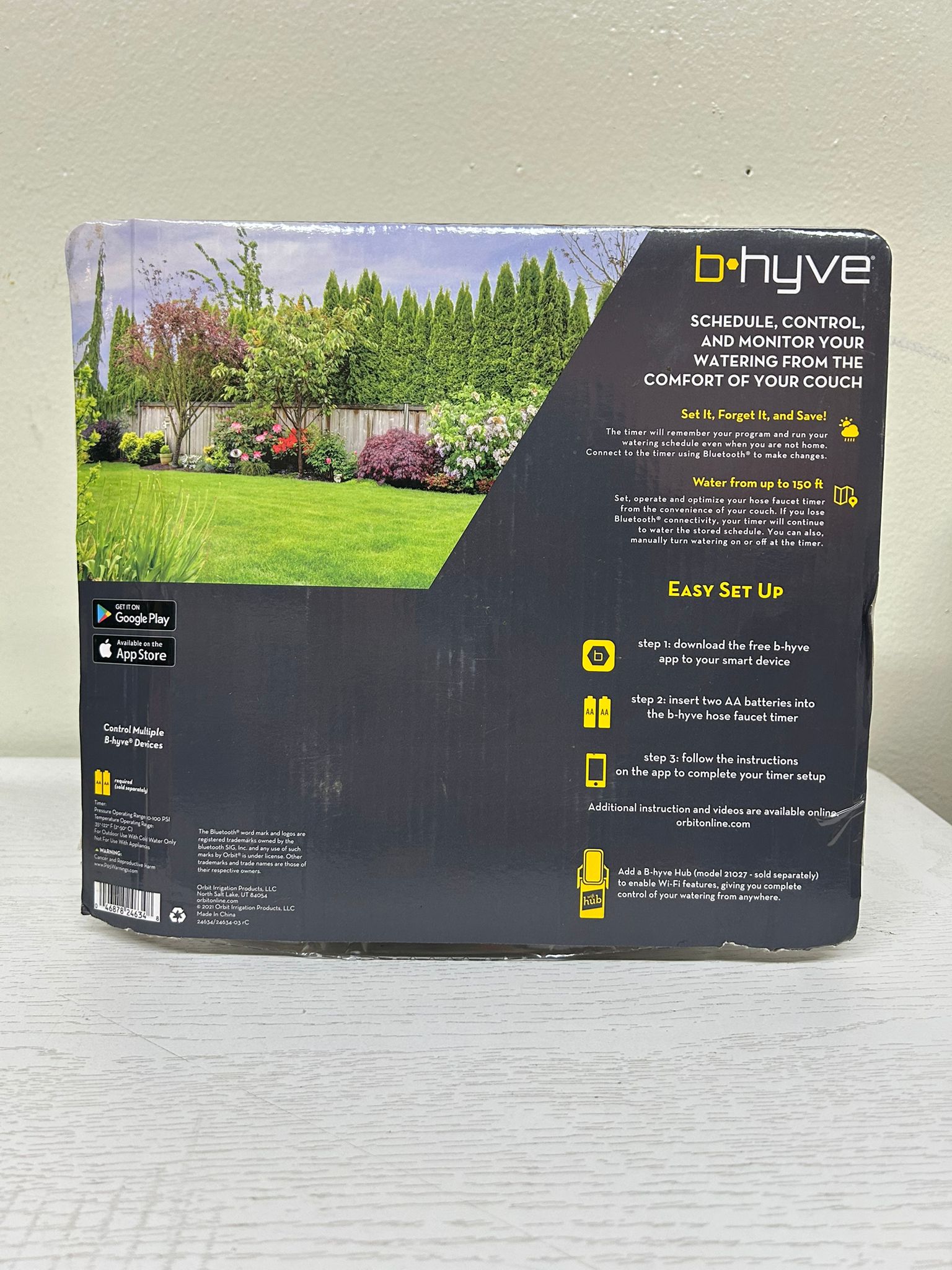 Orbit B-hyve XD Smart 4-Outlet Hose Faucet Sprinkler Timer (Lighty Used)