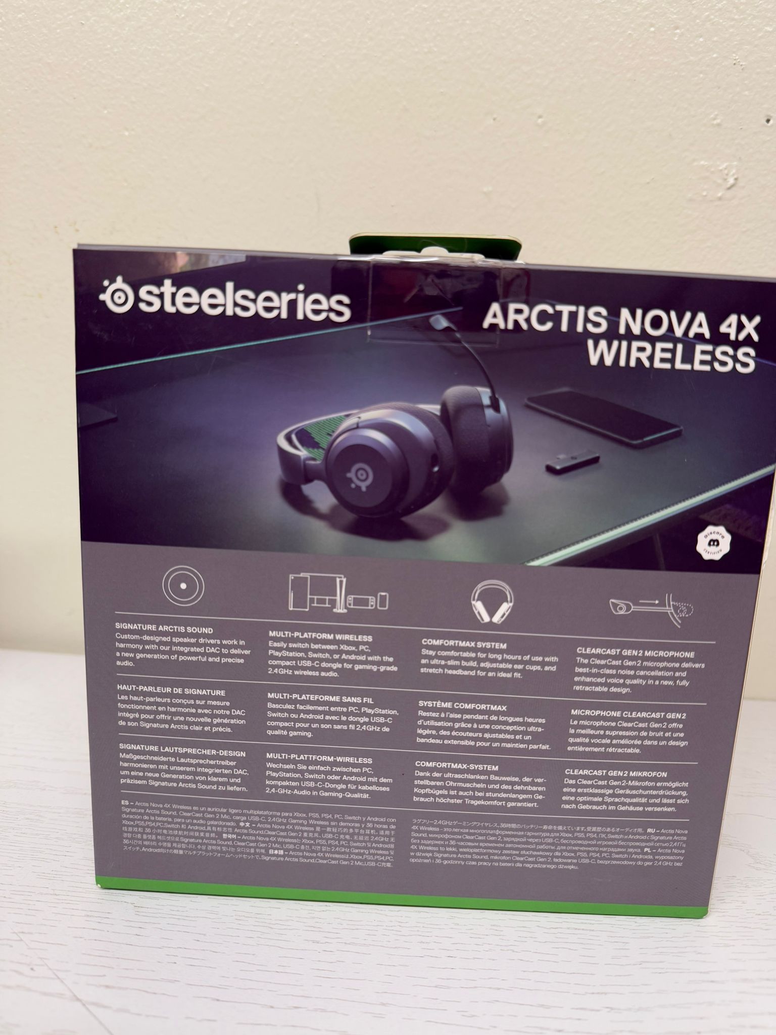 SteelSeries Arctis Nova 4X Wireless Multi-Platform Gaming Headset (Open Box)