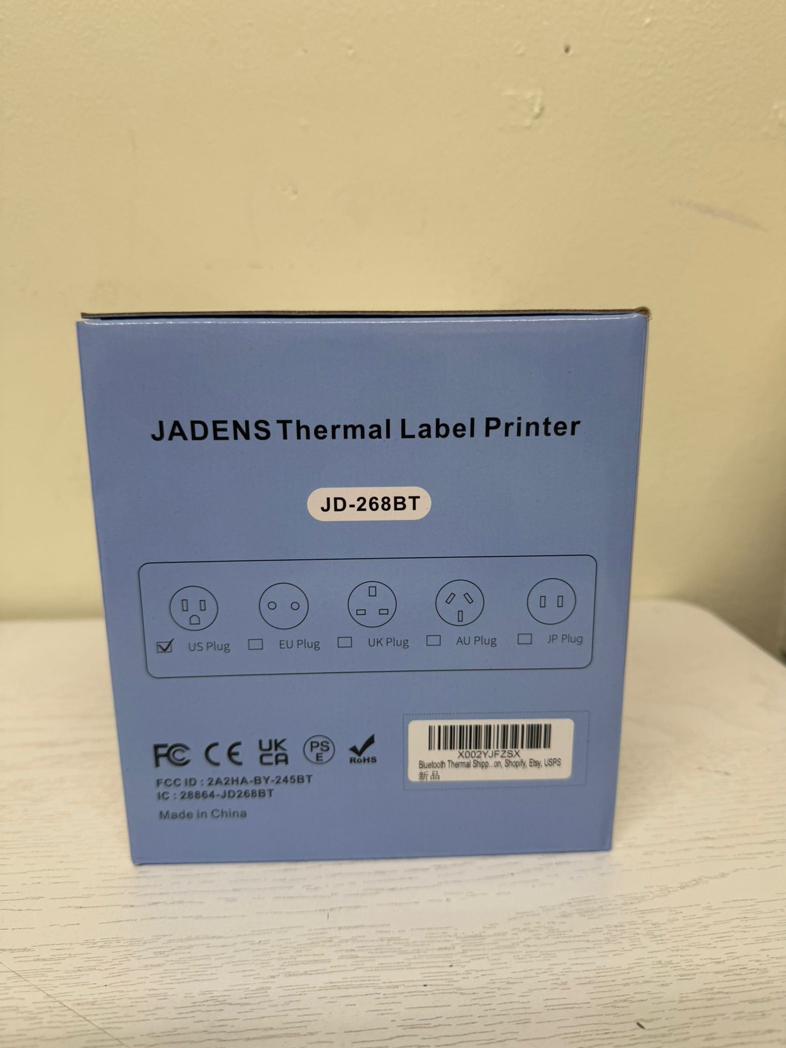 JADENS Bluetooth Thermal Shipping Label Printer (Brand New)