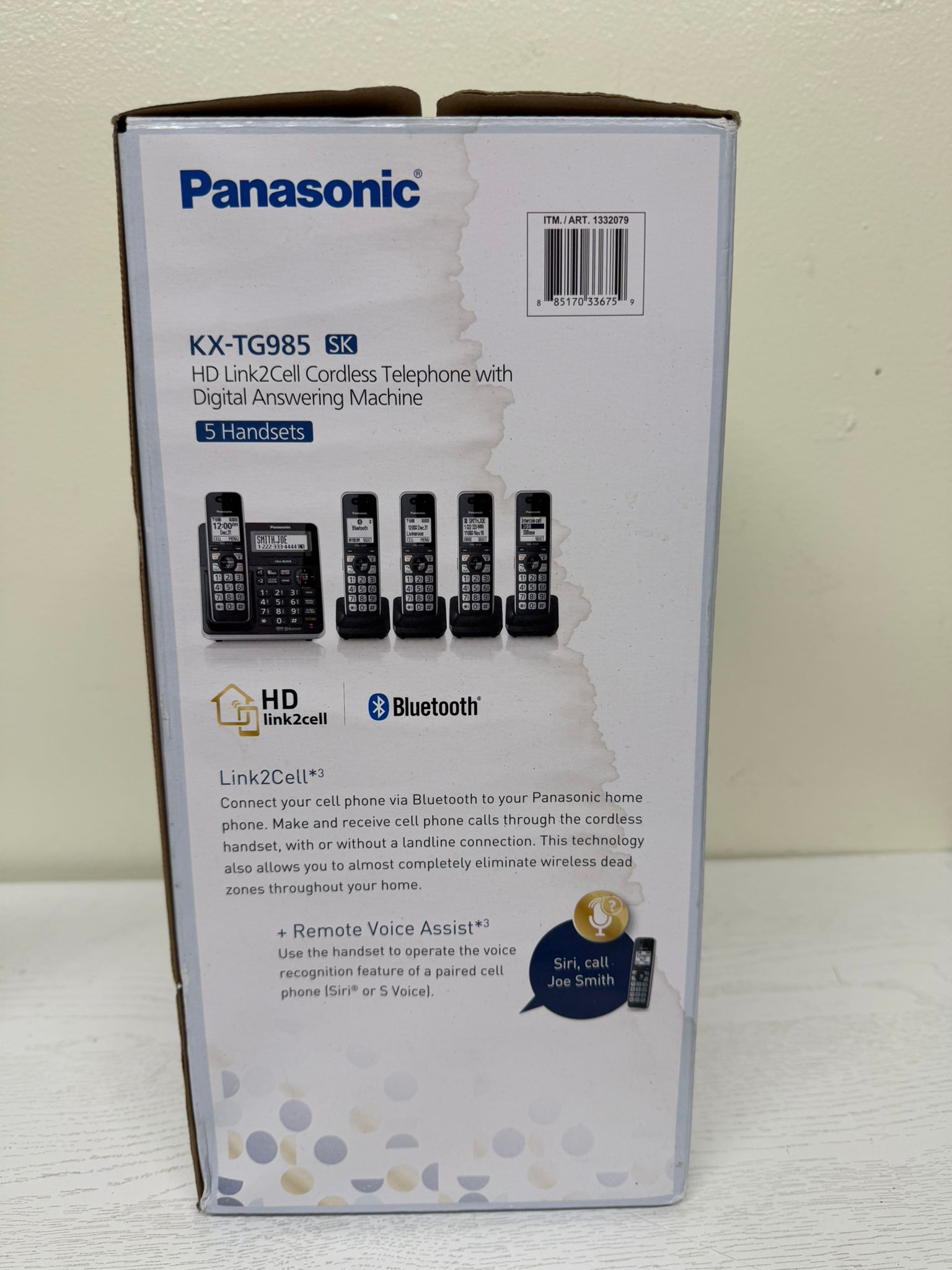 Panasonic Cordless Phone with Advanced Call Block (Lightly Used)