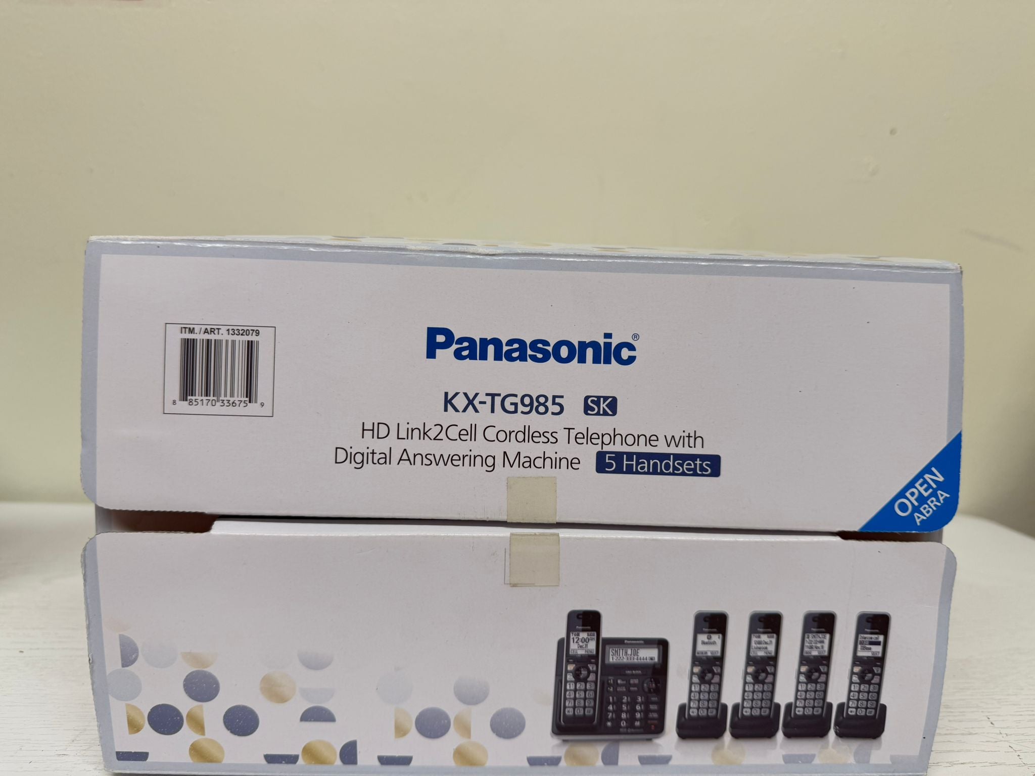 Panasonic Cordless Phone with Advanced Call Block (Lightly Used)