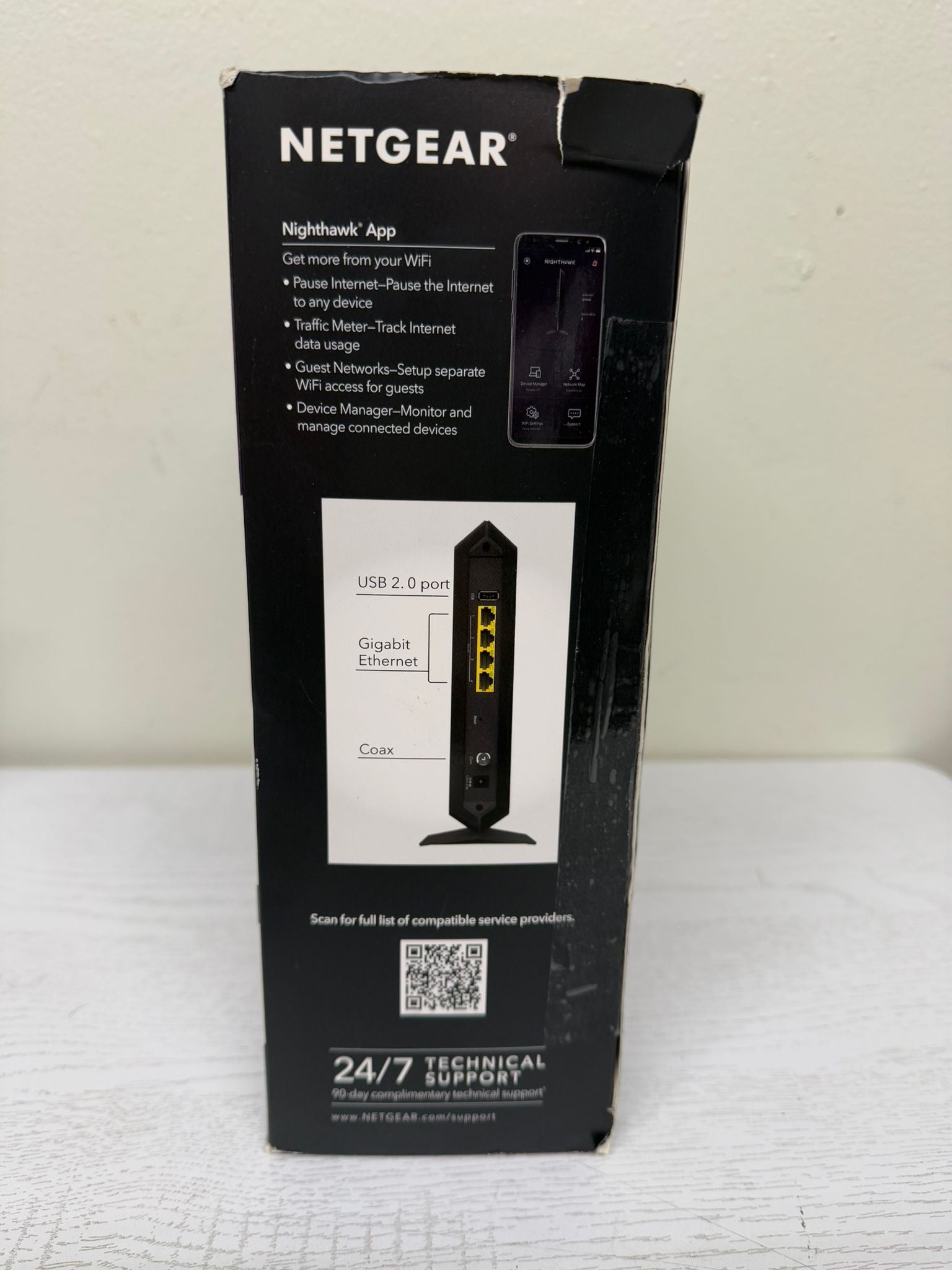 NETGEAR Nighthawk AC1900 WiFi DOCSIS 3.0 Cable Modem Router (C7000) (Brand New)