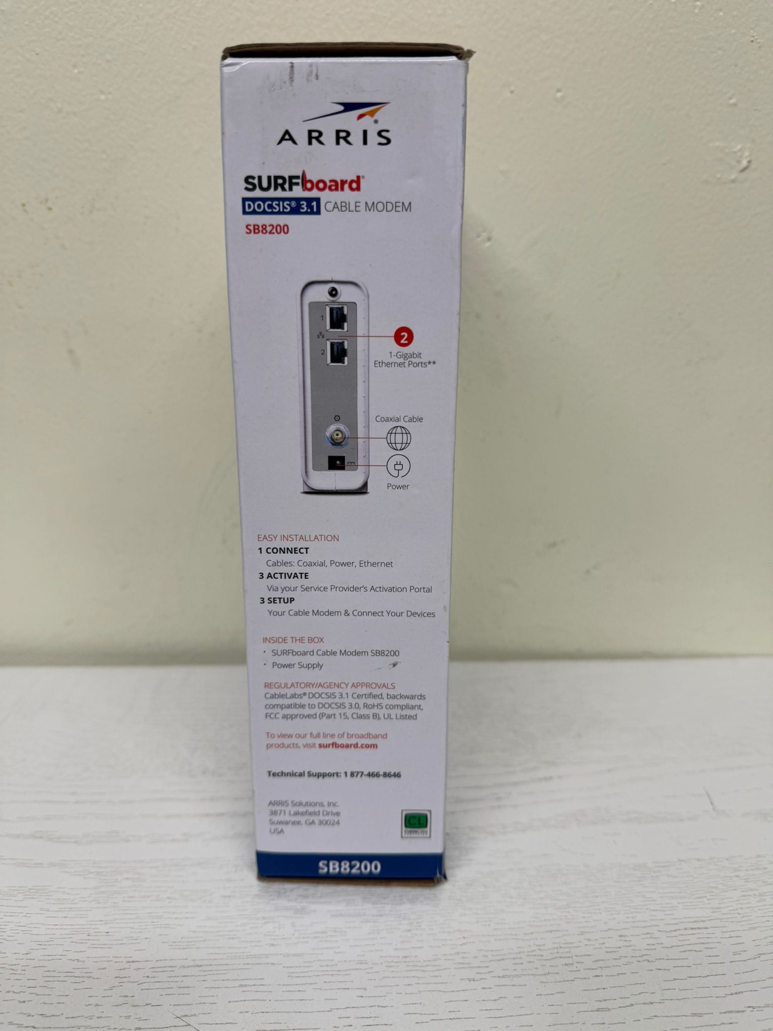 ARRIS Surfboard SB 8200 DOCSIS 3.1 Gigabit Cable Modem (Brand New)