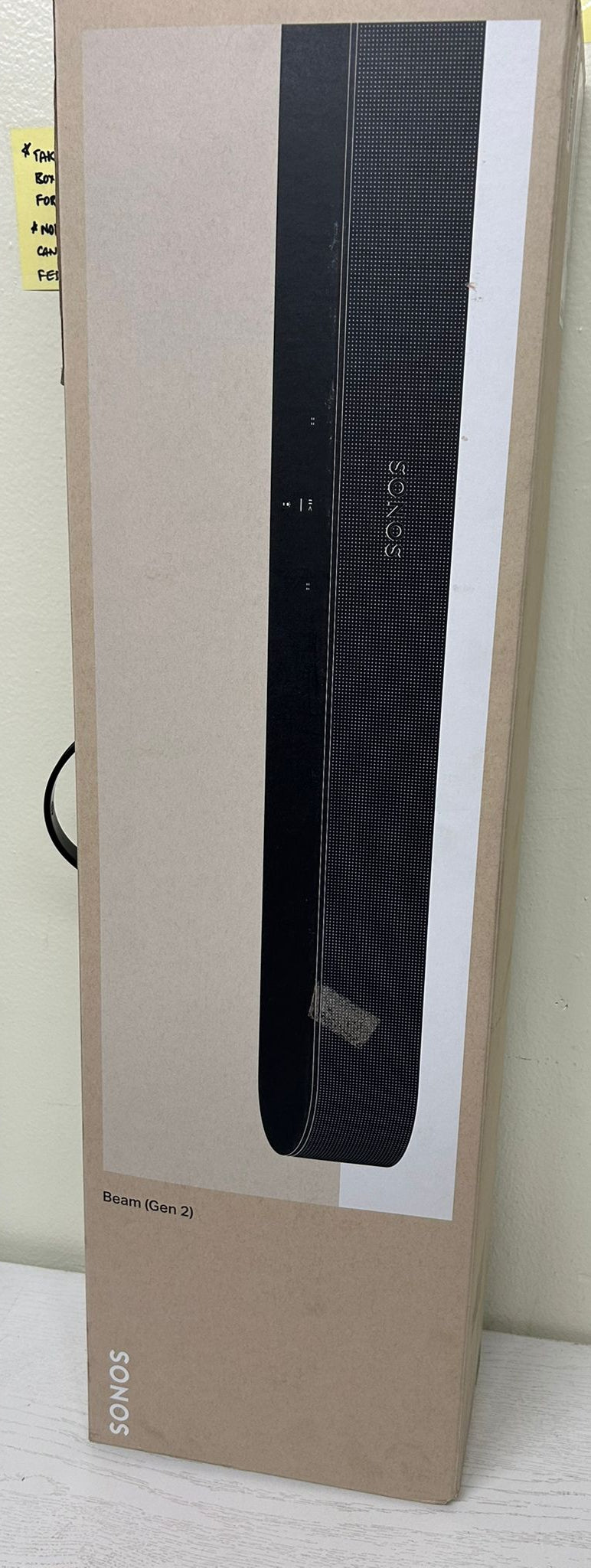 Sonos Beam Gen 2 - Black - Soundbar with Dolby Atmos (Brand New)