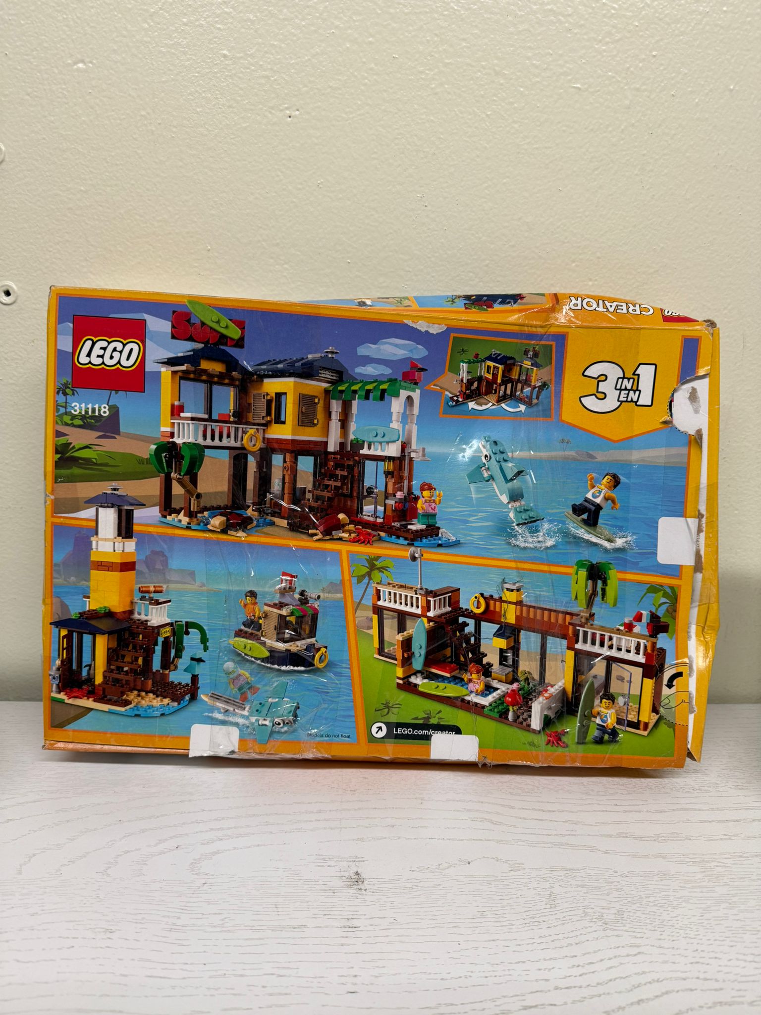 LEGO Creator 3-in-1 Surfer Beach House (31118) (Open Box)