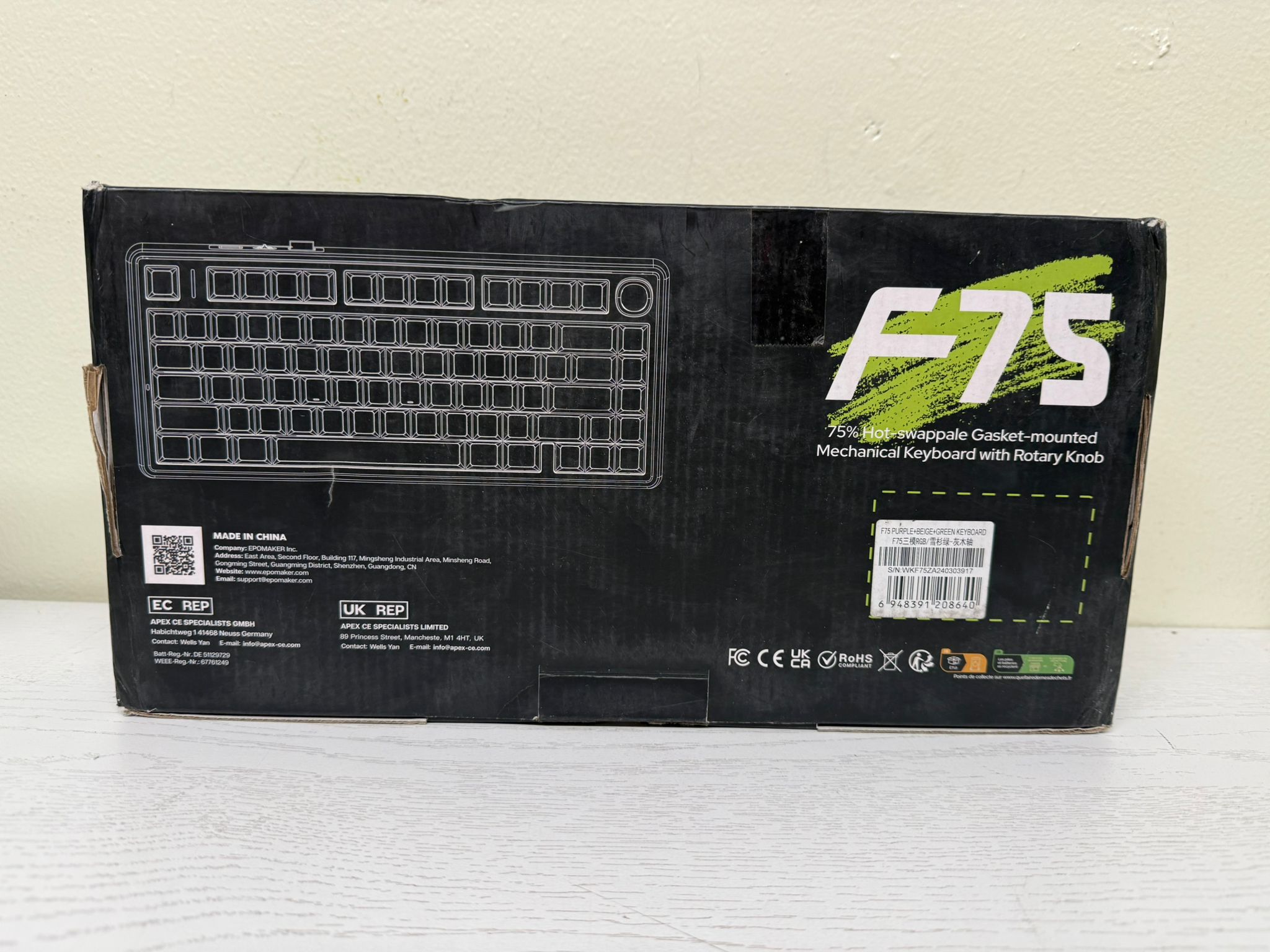 EPOMAKER x Aula F75 Gasket Mechanical Keyboard