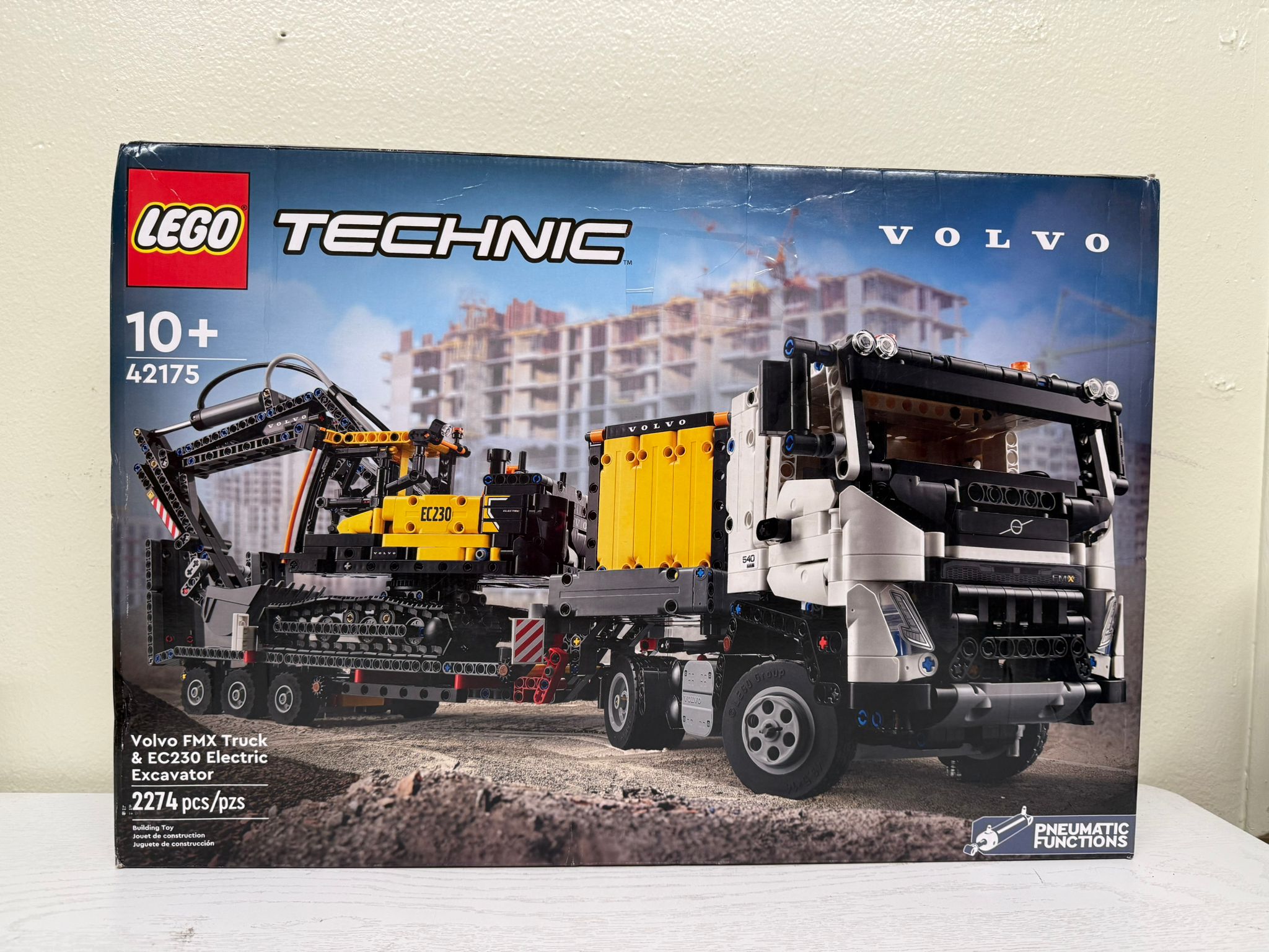 LEGO Technic Volvo FMX Truck & EC230 Electric Excavator Building Toy (42175) (Open Box)