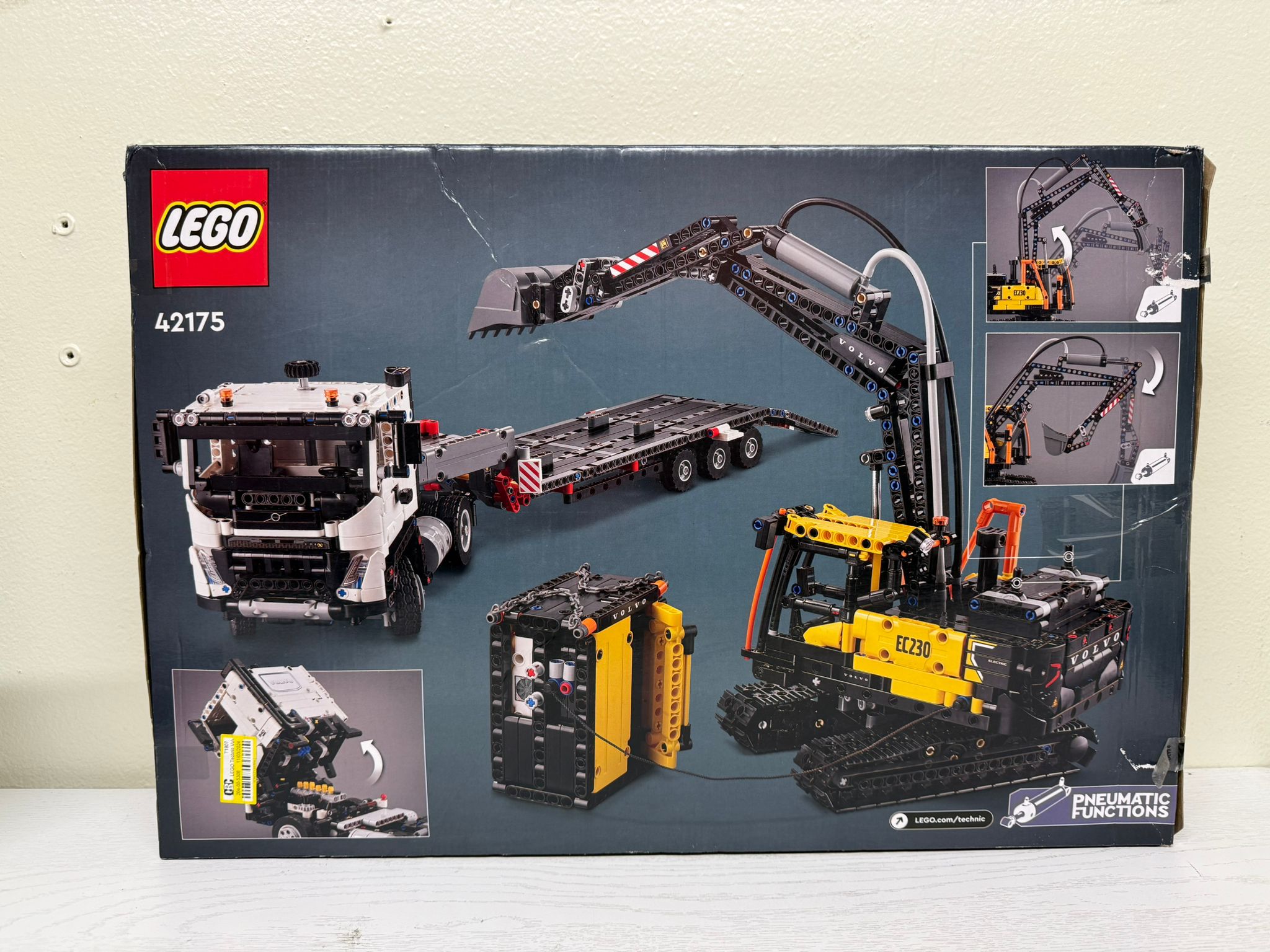 LEGO Technic Volvo FMX Truck & EC230 Electric Excavator Building Toy (42175) (Open Box)